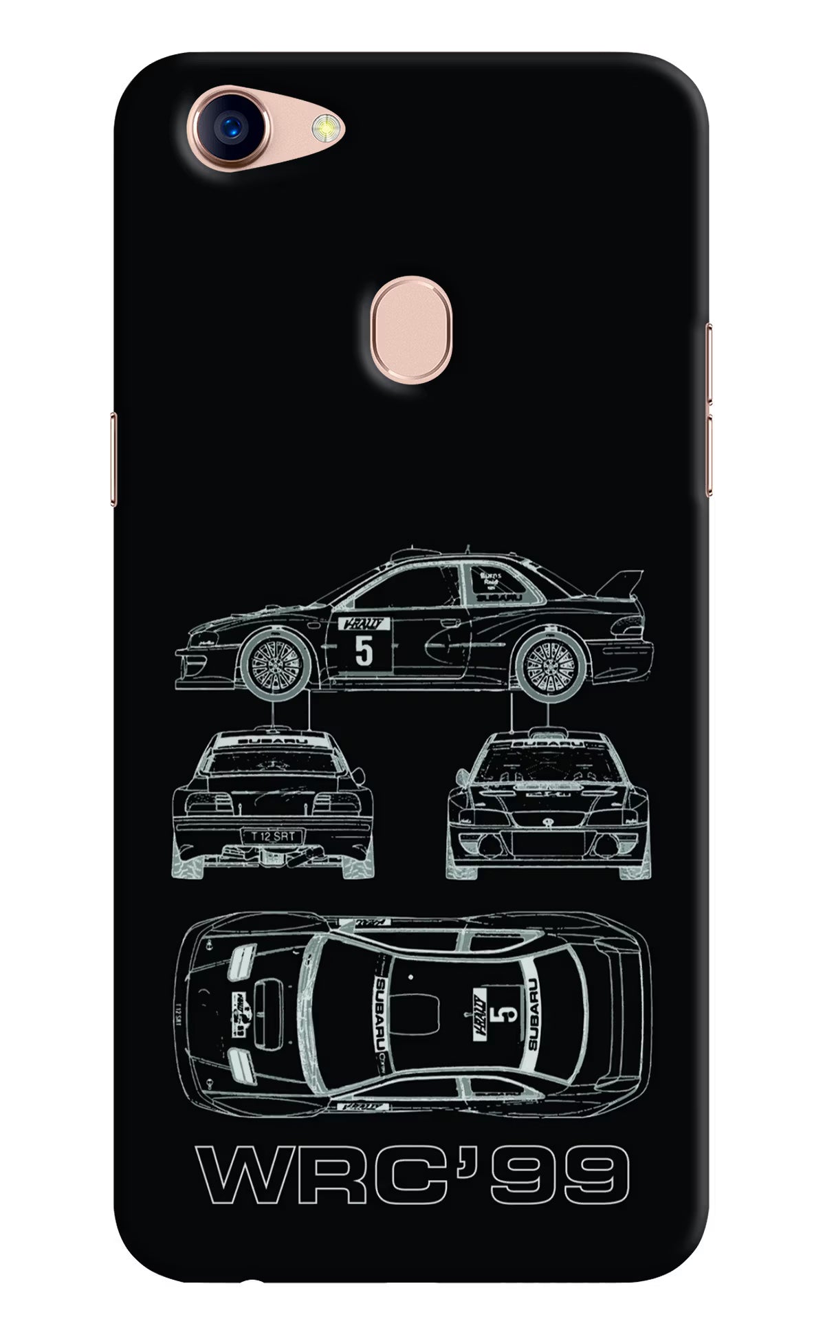 WRC'99 Oppo F5 Back Cover - WRC'99 Oppo F5 Hard Case Back Cover by Casekaro WRC'99 Oppo F5 Hard Case Back Cover by Casekaro