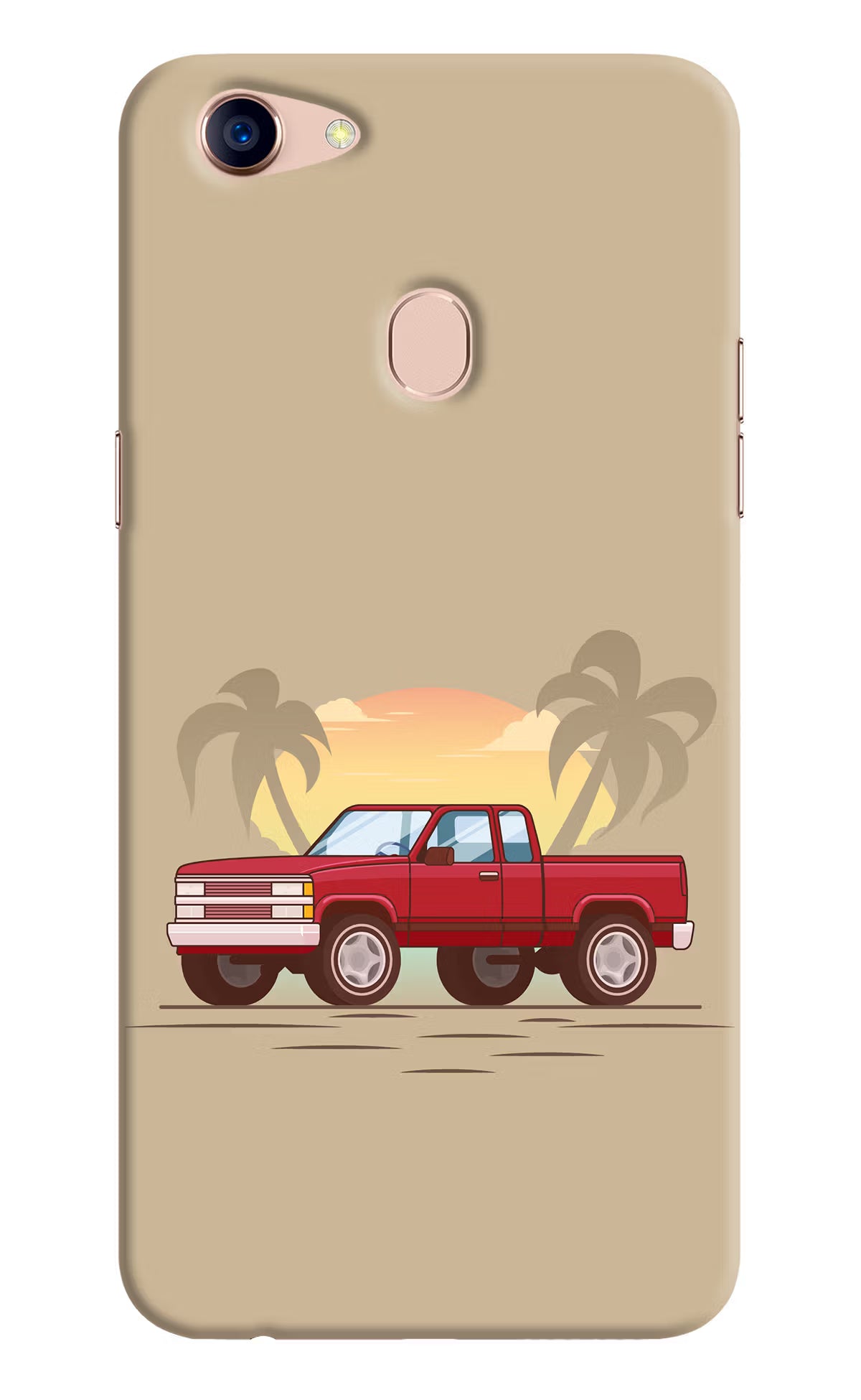 Desert Classic Drive Oppo F5 Back Cover - Desert Classic Drive Oppo F5 Hard Case Back Cover by Casekaro Desert Classic Drive Oppo F5 Hard Case Back Cover by Casekaro