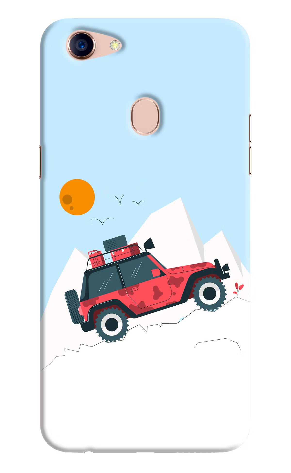 Mountain Trail Beast Oppo F5 Back Cover - Mountain Trail Beast Oppo F5 Hard Case Back Cover by Casekaro Mountain Trail Beast Oppo F5 Hard Case Back Cover by Casekaro