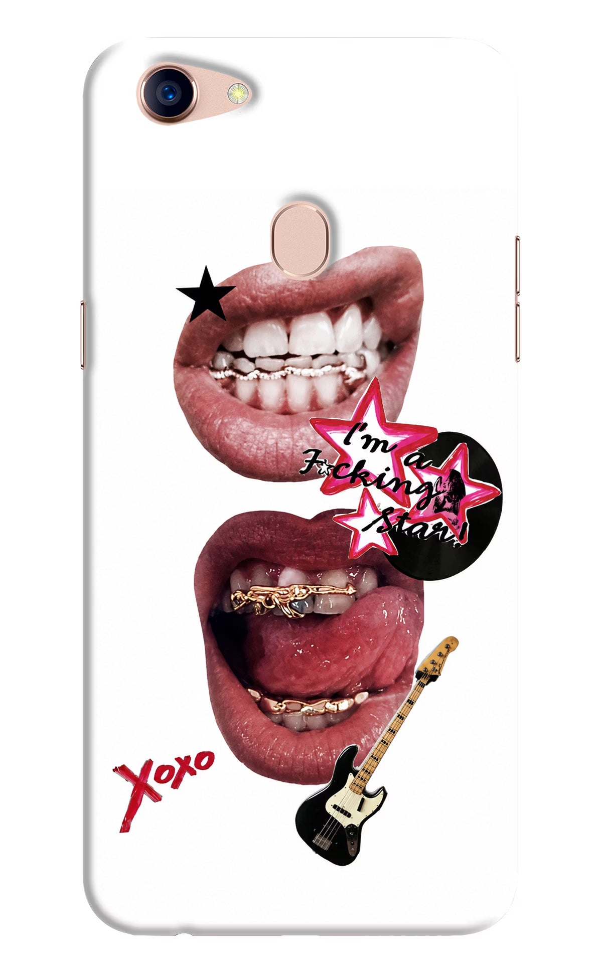 Rockstar Oppo F5 Back Cover - Rockstar Oppo F5 Back Cover Rockstar Oppo F5 Back Cover