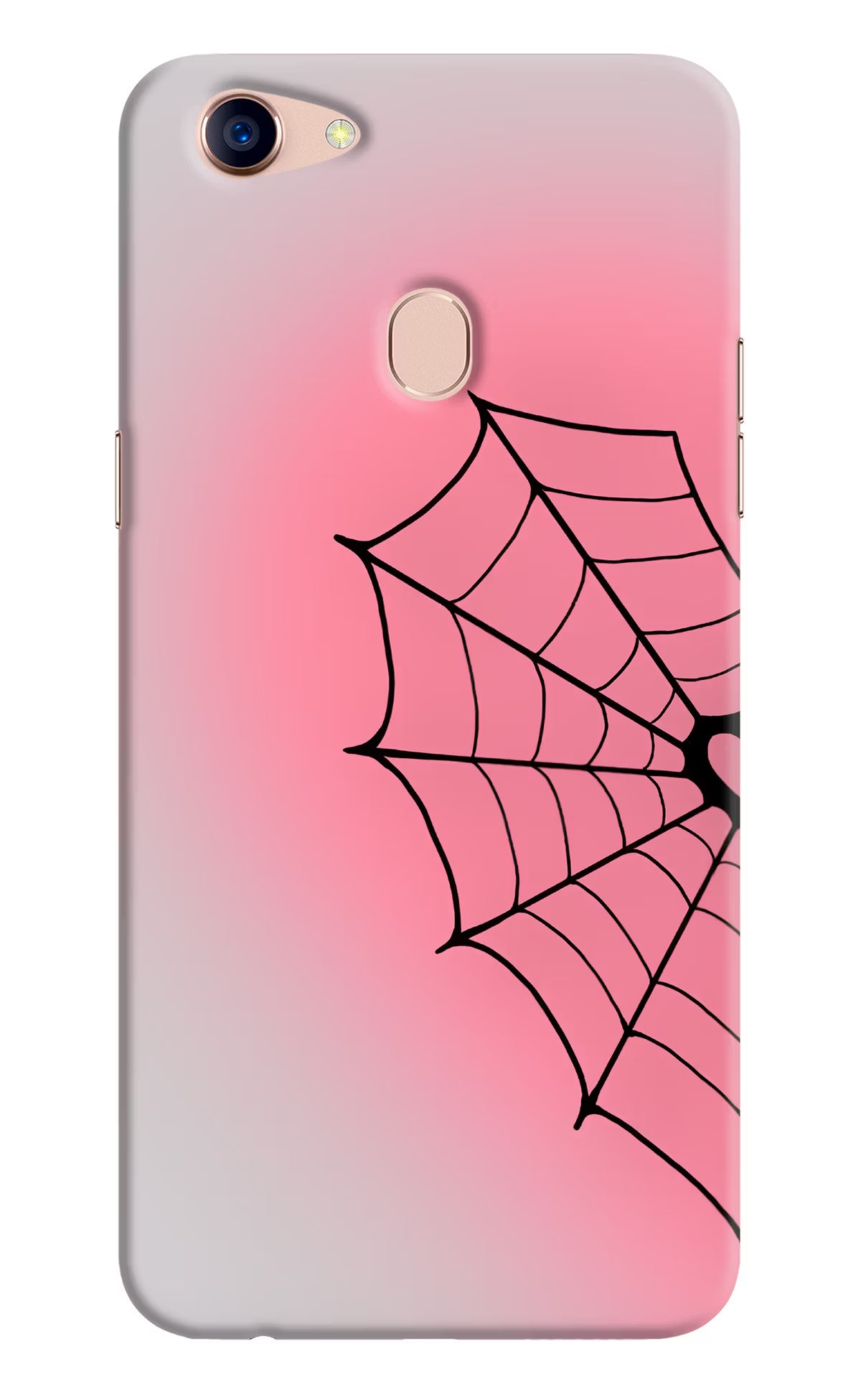 Pink Web Oppo F5 Back Cover - Pink Web Oppo F5 Back Cover Pink Web Oppo F5 Back Cover