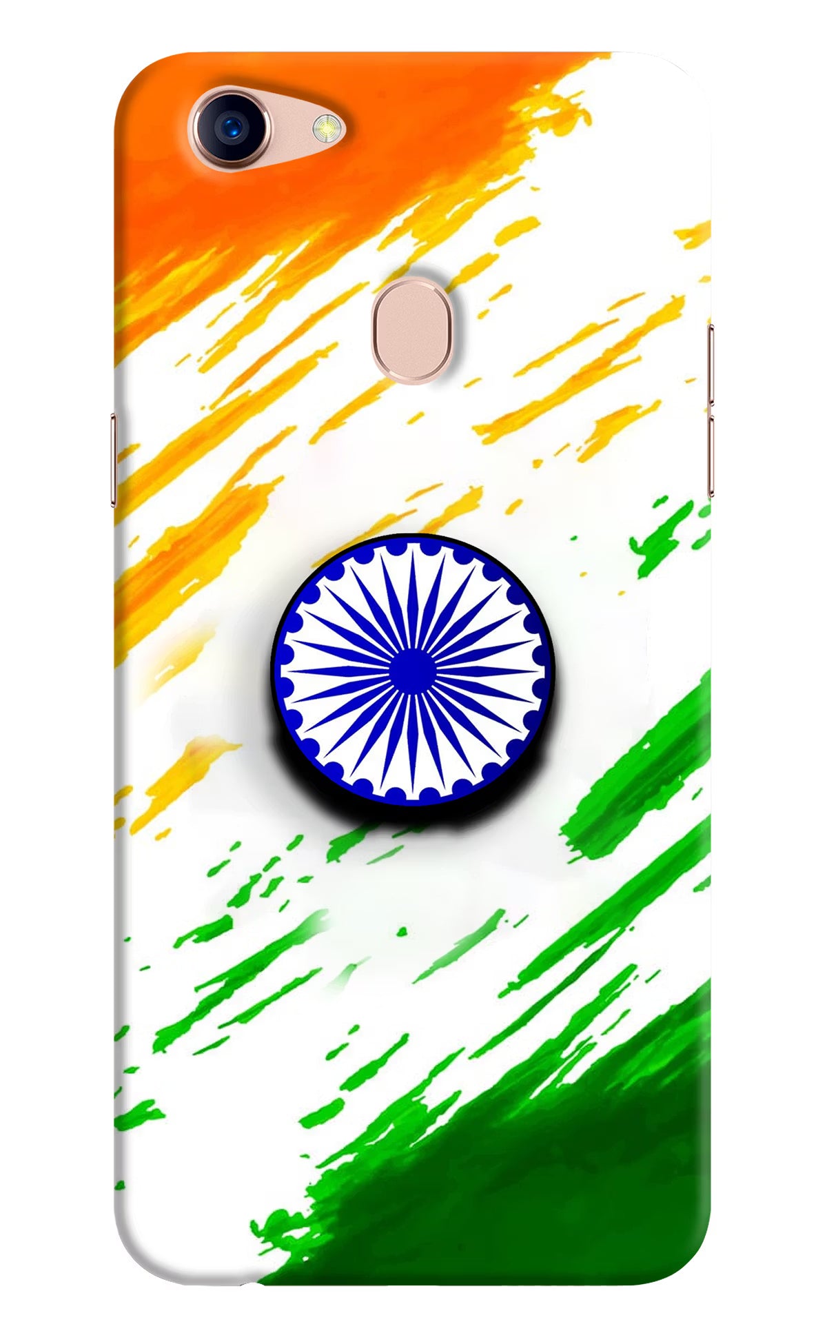 Indian Flag Ashoka Chakra Oppo F5 Pop Case - Indian Flag Ashoka Chakra Oppo F5 Pop Case by Casekaro Indian Flag Ashoka Chakra Oppo F5 Pop Case by Casekaro