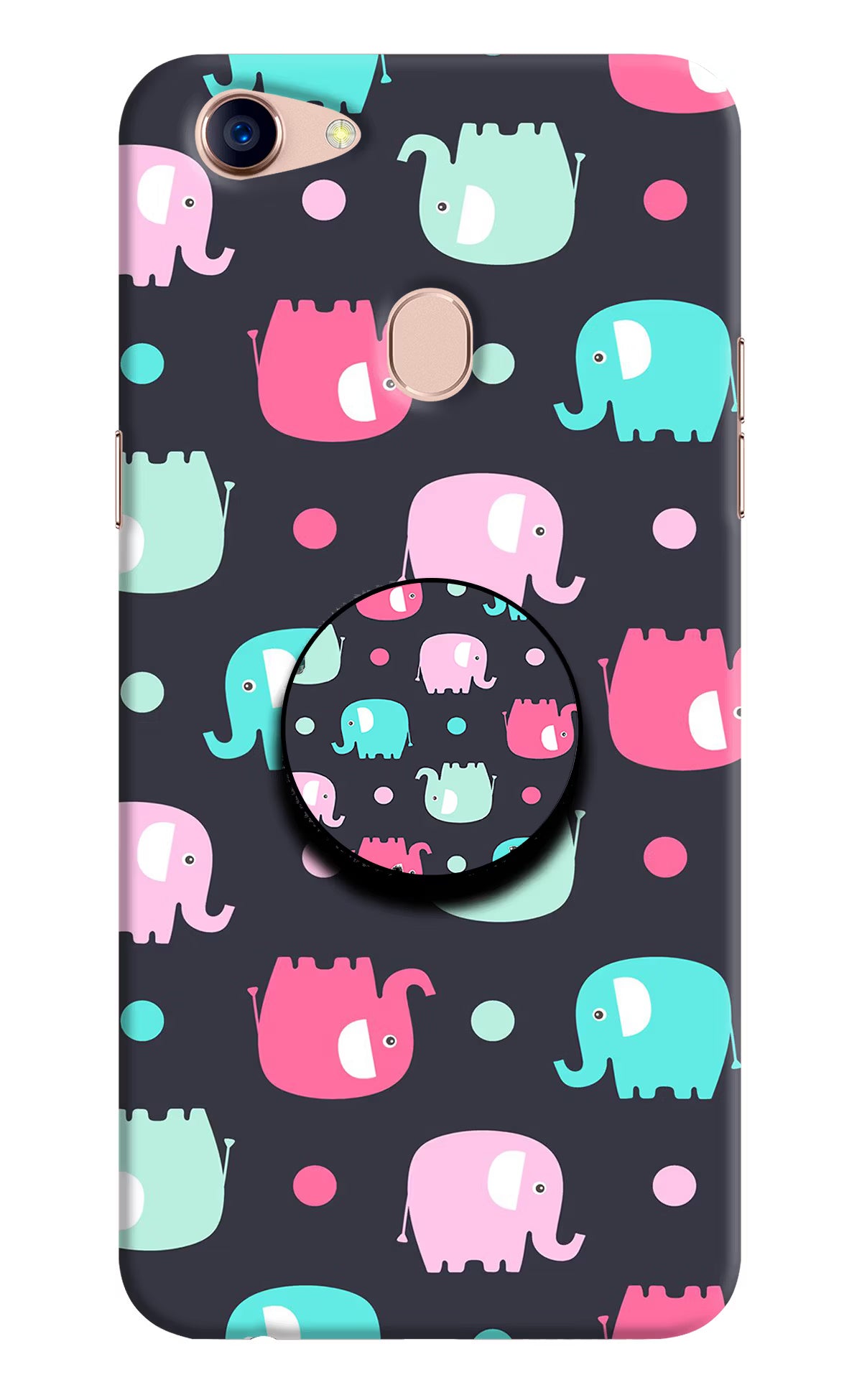 Baby Elephants Oppo F5 Pop Case - Baby Elephants Oppo F5 Pop Case by Casekaro Baby Elephants Oppo F5 Pop Case by Casekaro