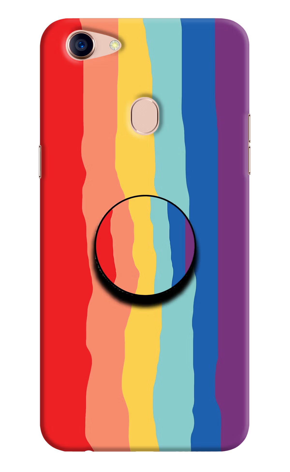 Rainbow Oppo F5 Pop Case - Rainbow Oppo F5 Pop Case by Casekaro Rainbow Oppo F5 Pop Case by Casekaro
