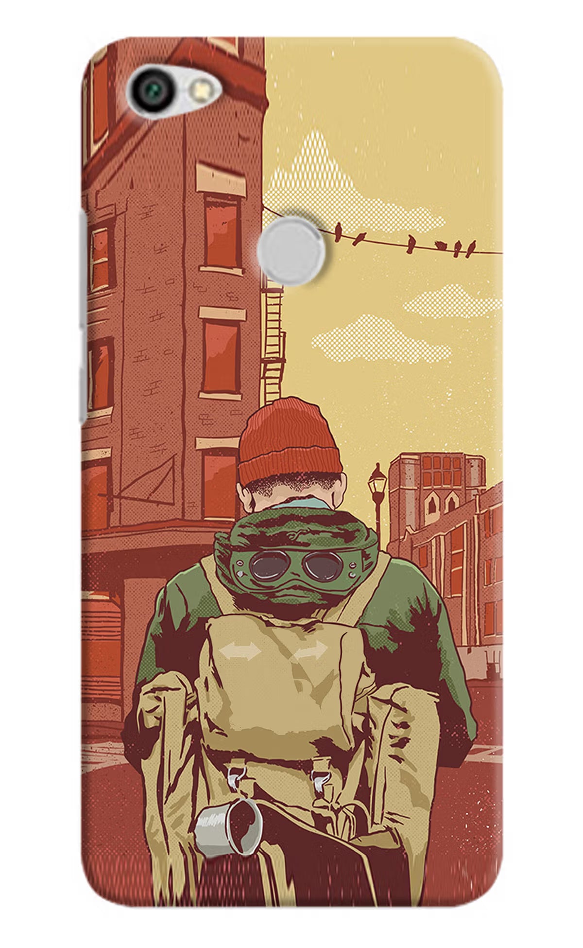 Adventurous Redmi Y1 Hard Case Back Cover by Casekaro