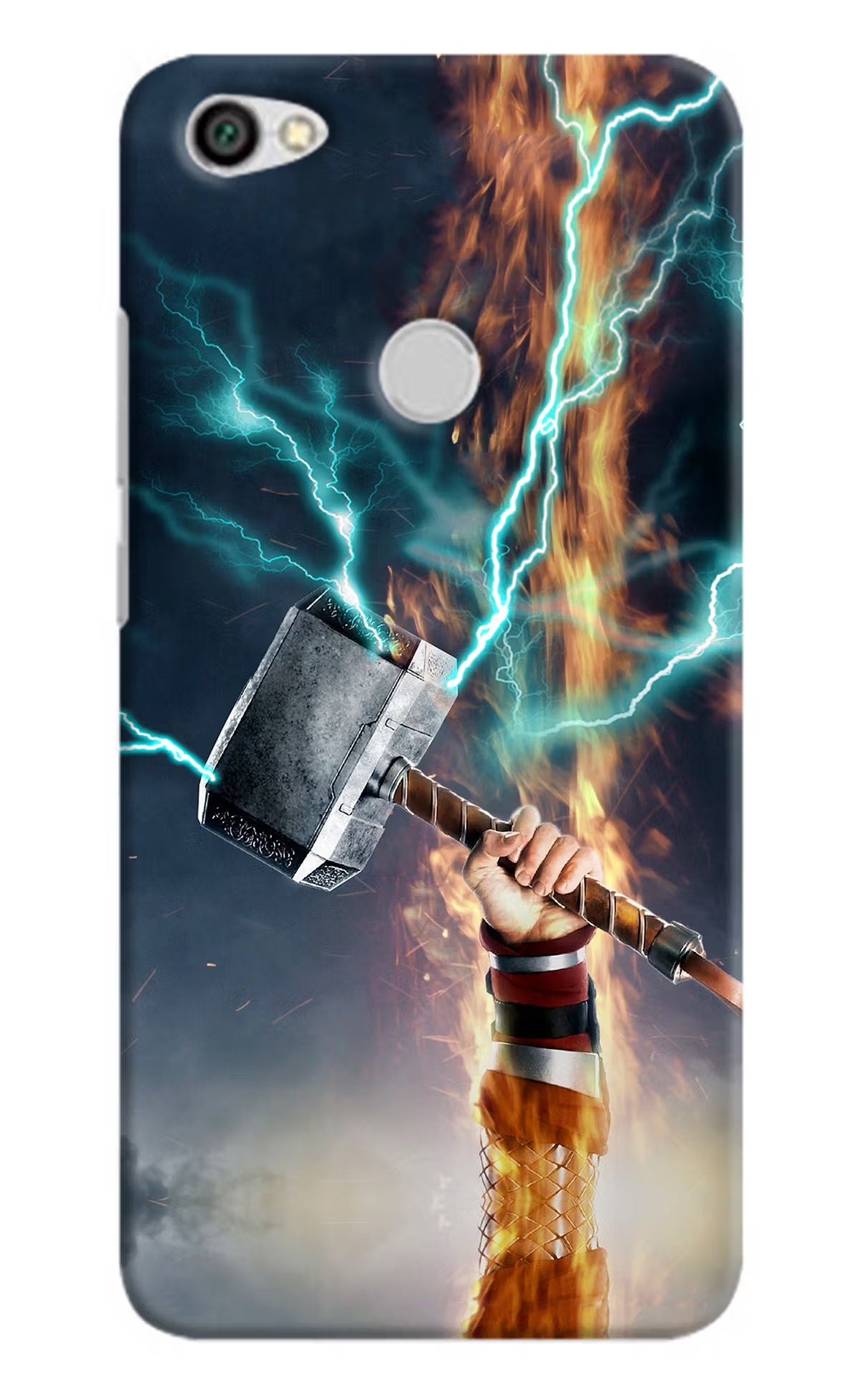 Thor Hammer Mjolnir Redmi Y1 Hard Case Back Cover by Casekaro