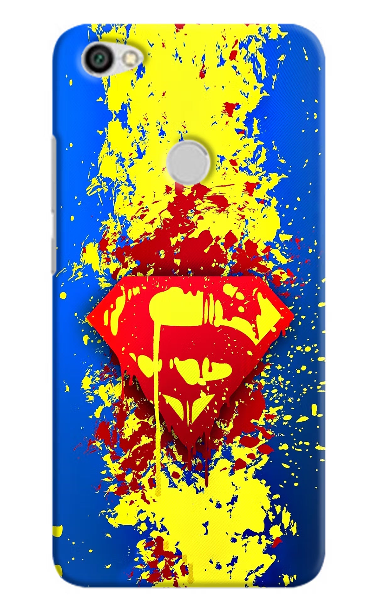 Superman logo Redmi Y1 Hard Case Back Cover by Casekaro