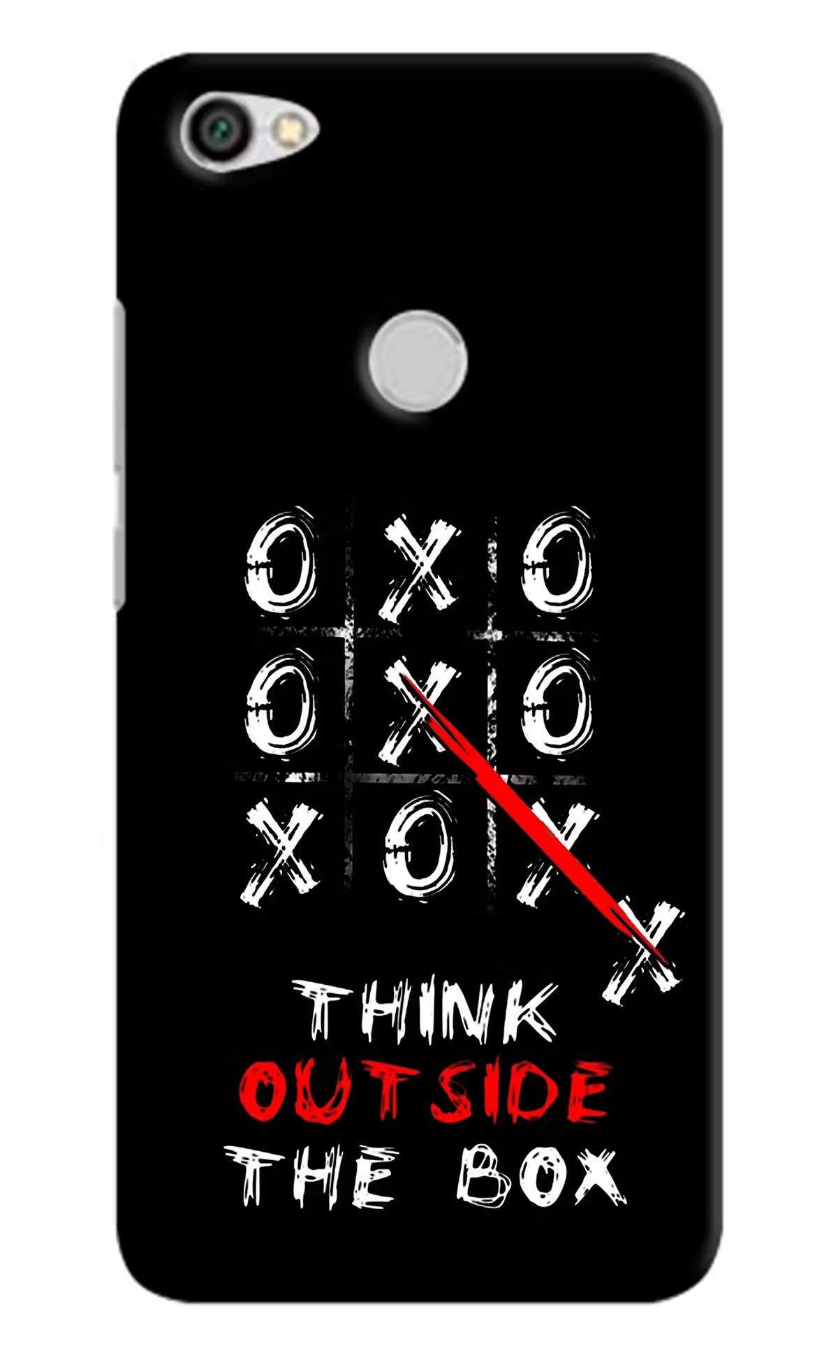 Think out of the BOX Redmi Y1 Back Cover - Think out of the BOX Redmi Y1 Hard Case Back Cover by Casekaro Think out of the BOX Redmi Y1 Hard Case Back Cover by Casekaro