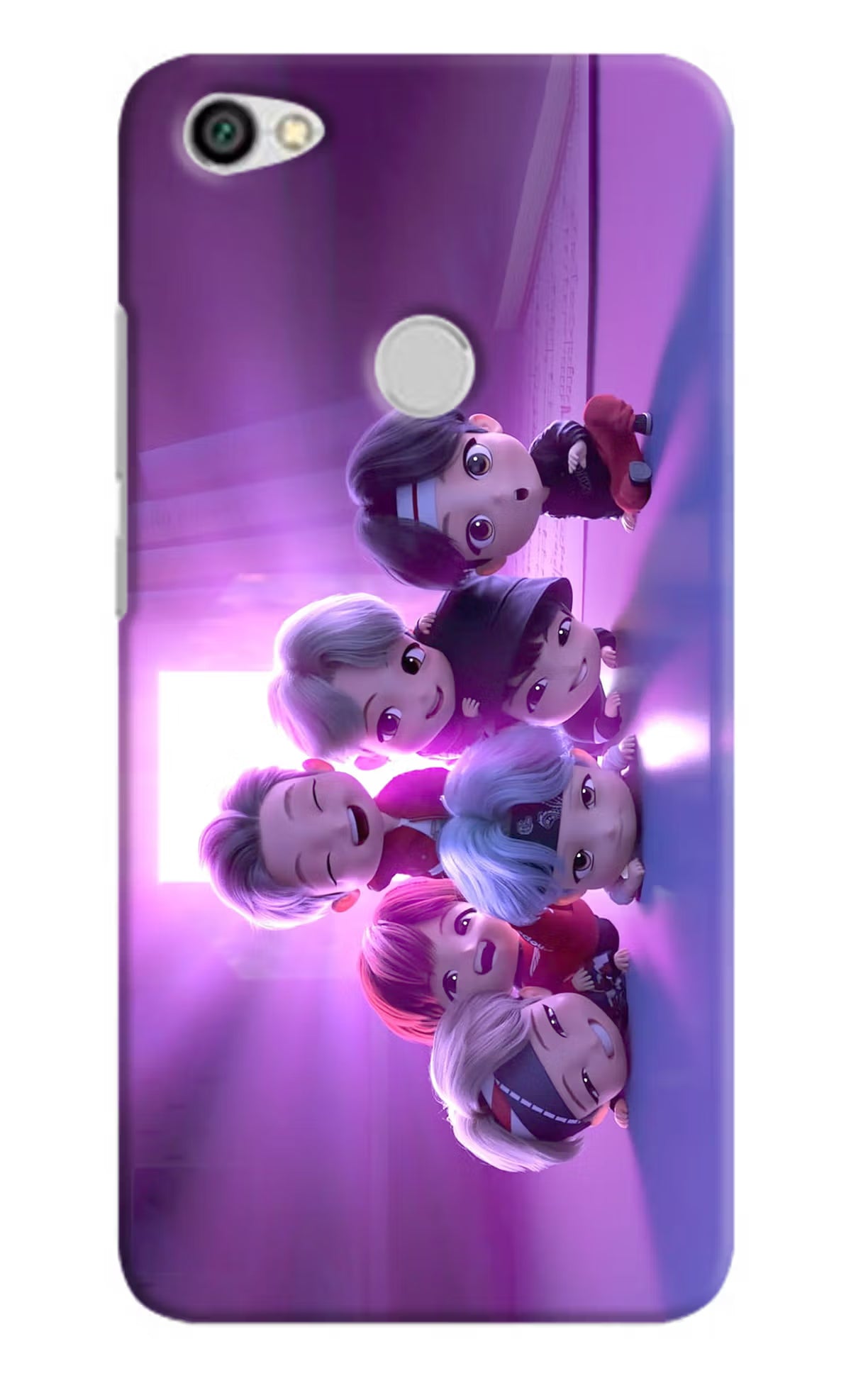 BTS Chibi Redmi Y1 Back Cover - BTS Chibi Redmi Y1 Hard Case Back Cover by Casekaro BTS Chibi Redmi Y1 Hard Case Back Cover by Casekaro