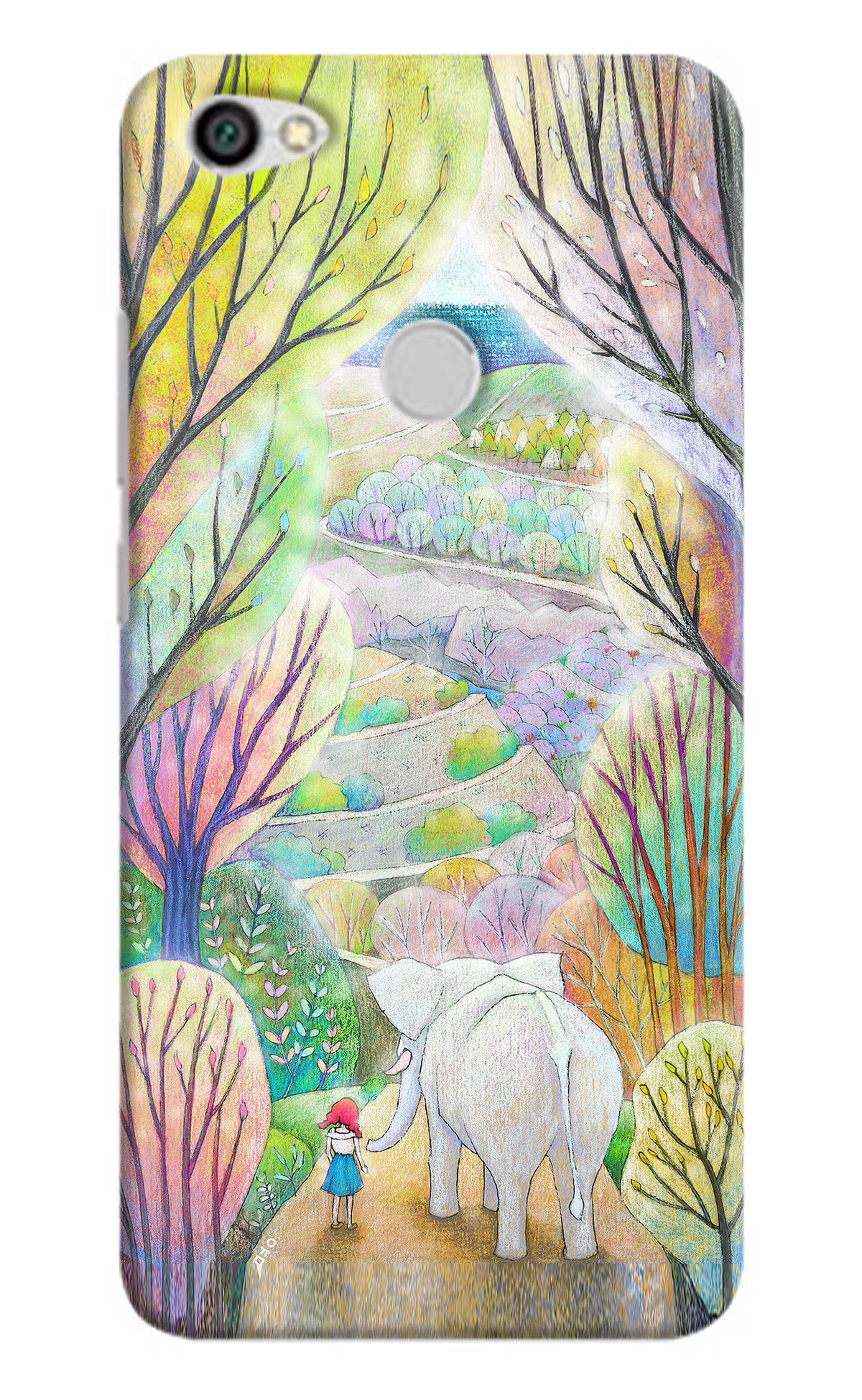 Nature Painting Redmi Y1 Hard Case Back Cover by Casekaro