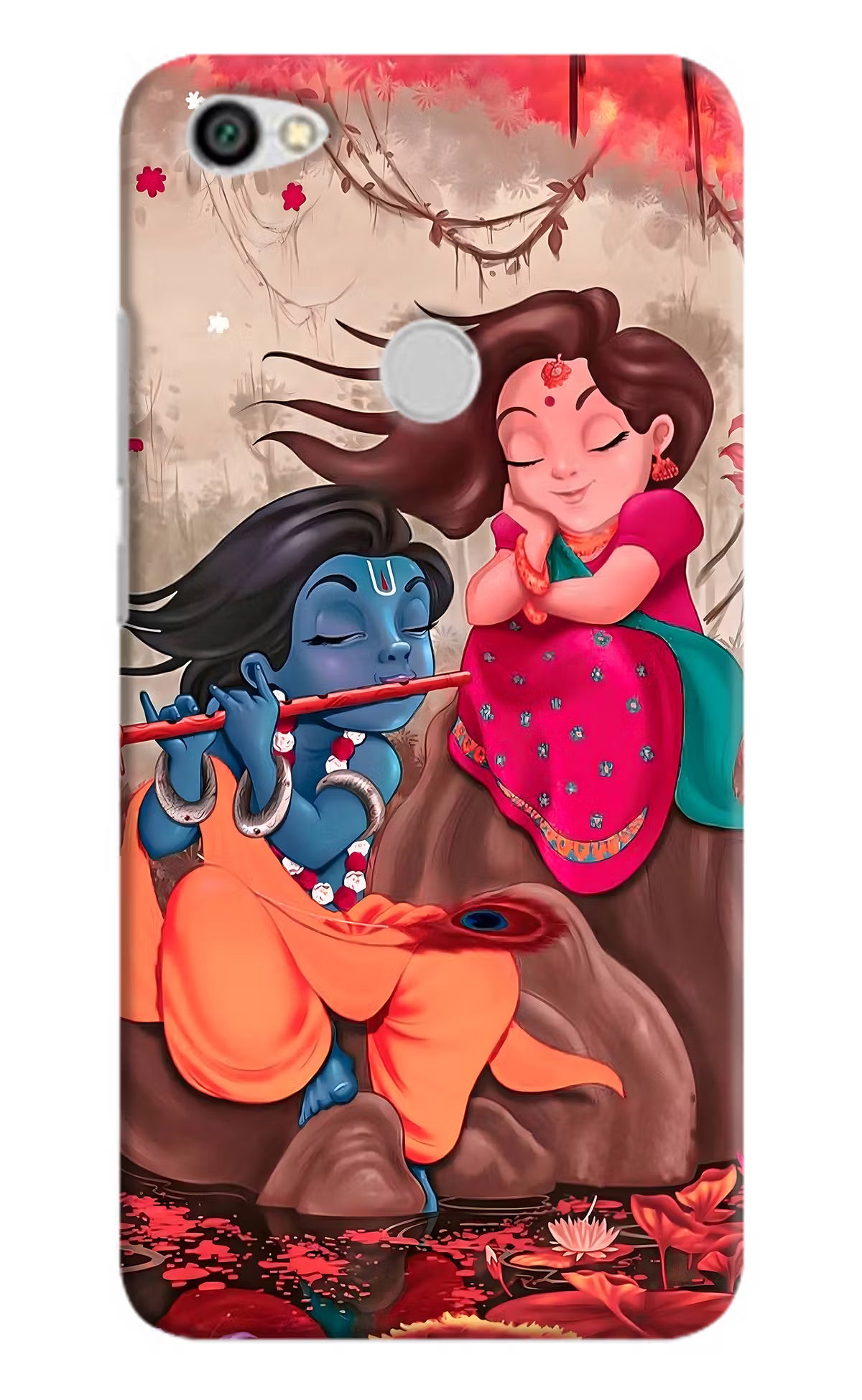 Radhe Krishna Redmi Y1 Hard Case Back Cover by Casekaro