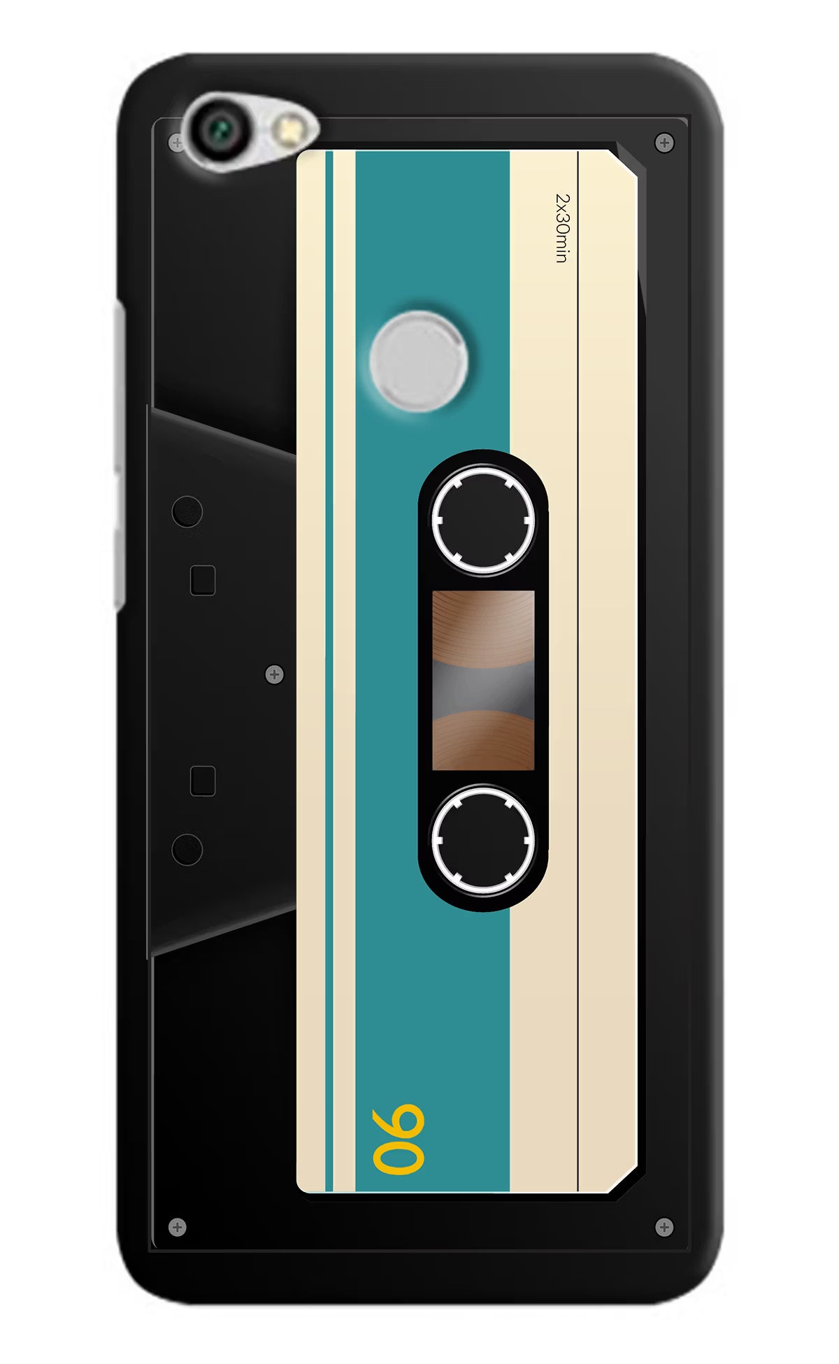 Cassette Redmi Y1 Hard Case Back Cover by Casekaro