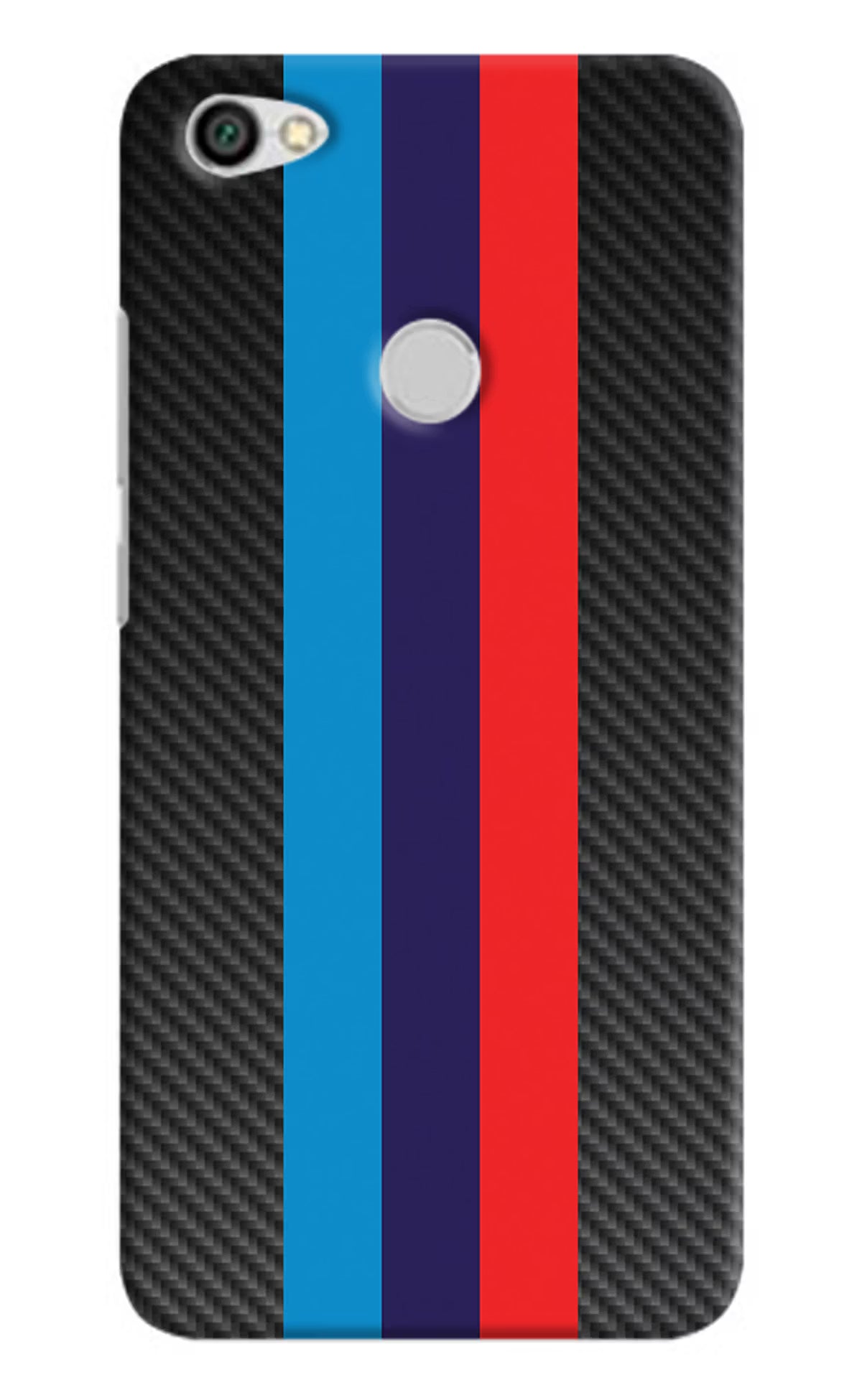 BMW Stripes Pattern Redmi Y1 Hard Case Back Cover by Casekaro