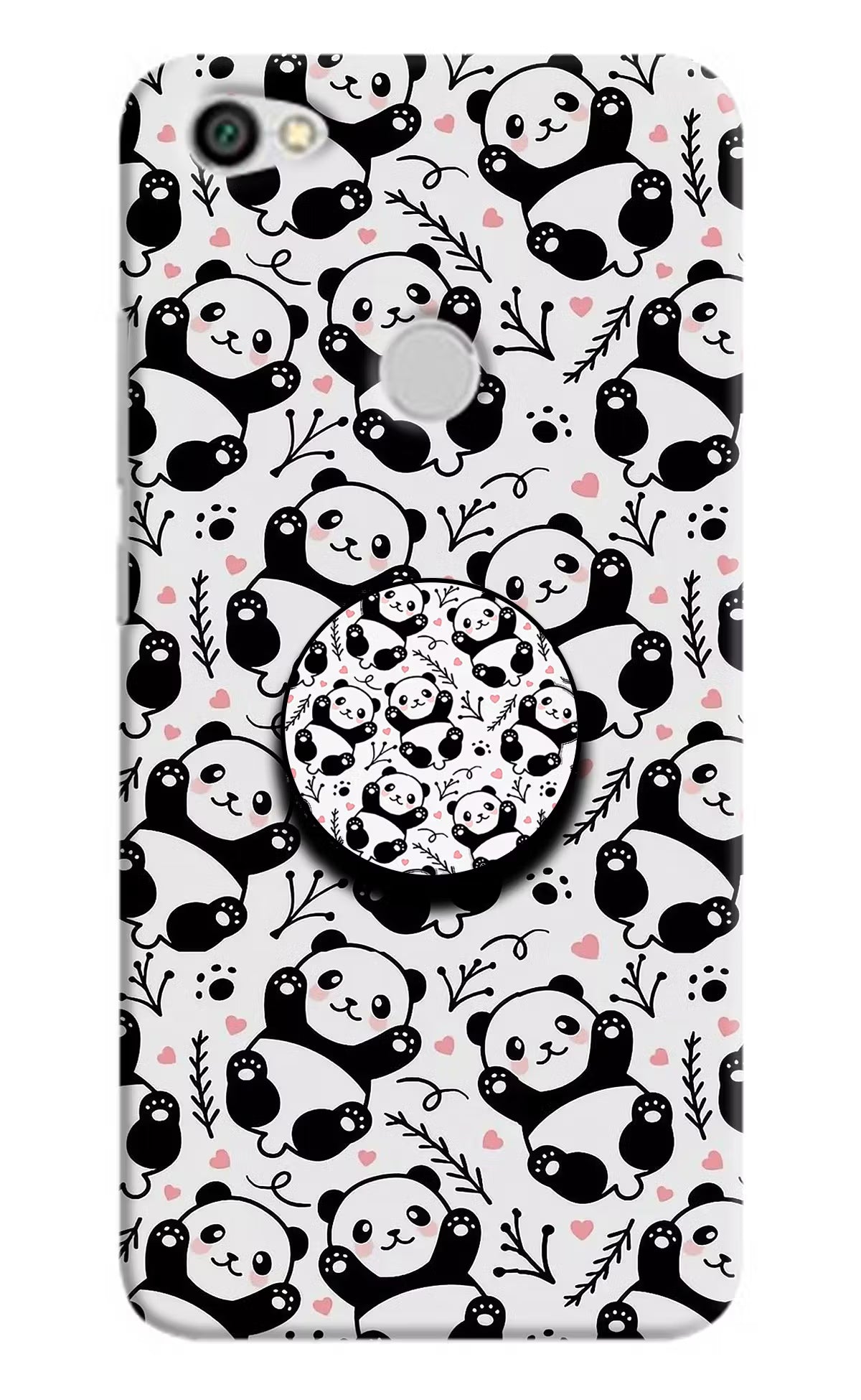 Cute Panda Redmi Y1 Pop Case by Casekaro
