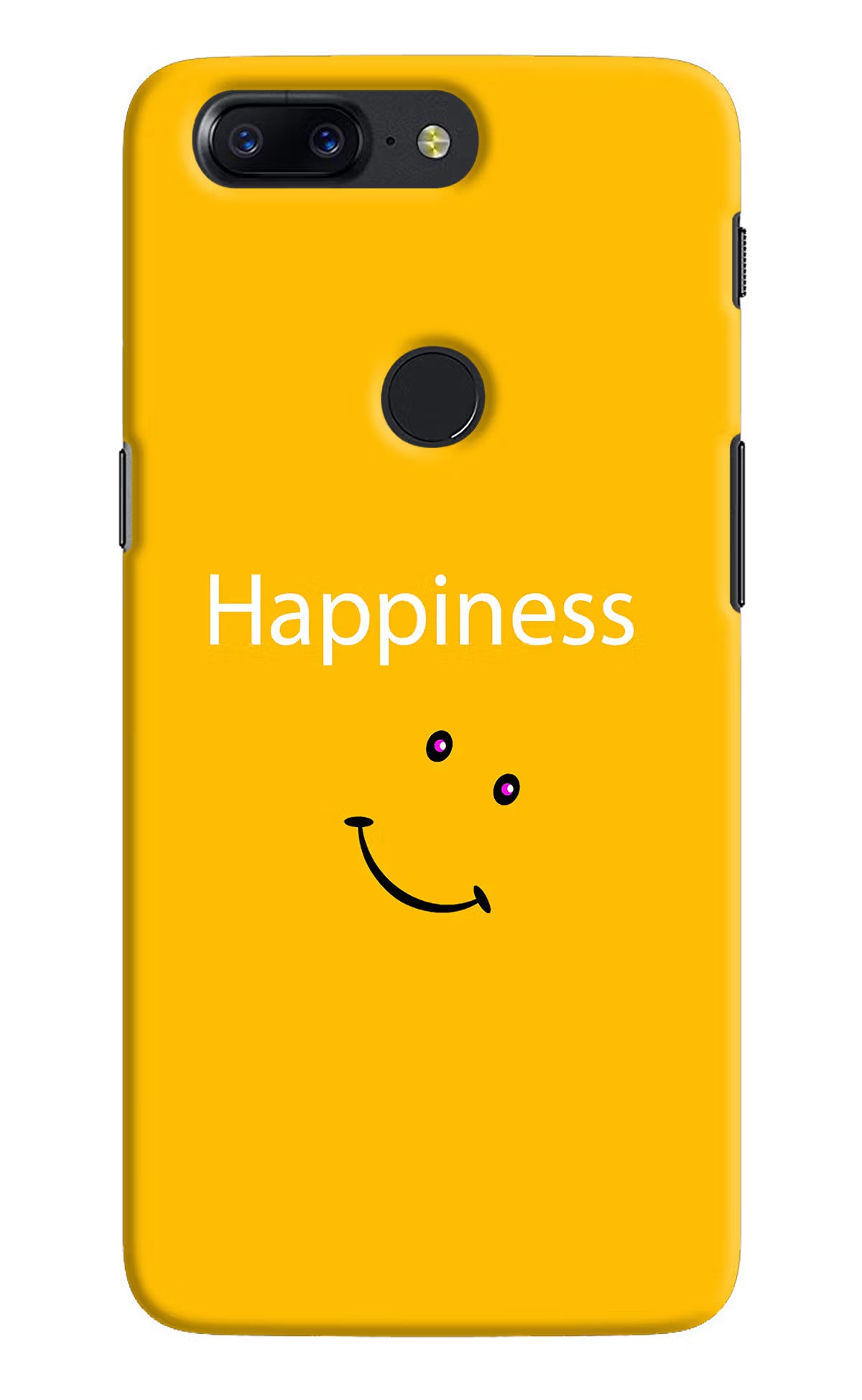 Happiness With Smiley Oneplus 5T Back Cover - Happiness With Smiley Oneplus 5T Hard Case Back Cover by Casekaro Happiness With Smiley Oneplus 5T Hard Case Back Cover by Casekaro