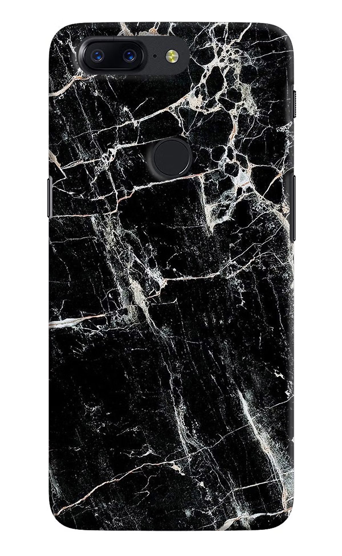 Black Marble Texture Oneplus 5T Back Cover - Black Marble Texture Oneplus 5T Hard Case Back Cover by Casekaro Black Marble Texture Oneplus 5T Hard Case Back Cover by Casekaro