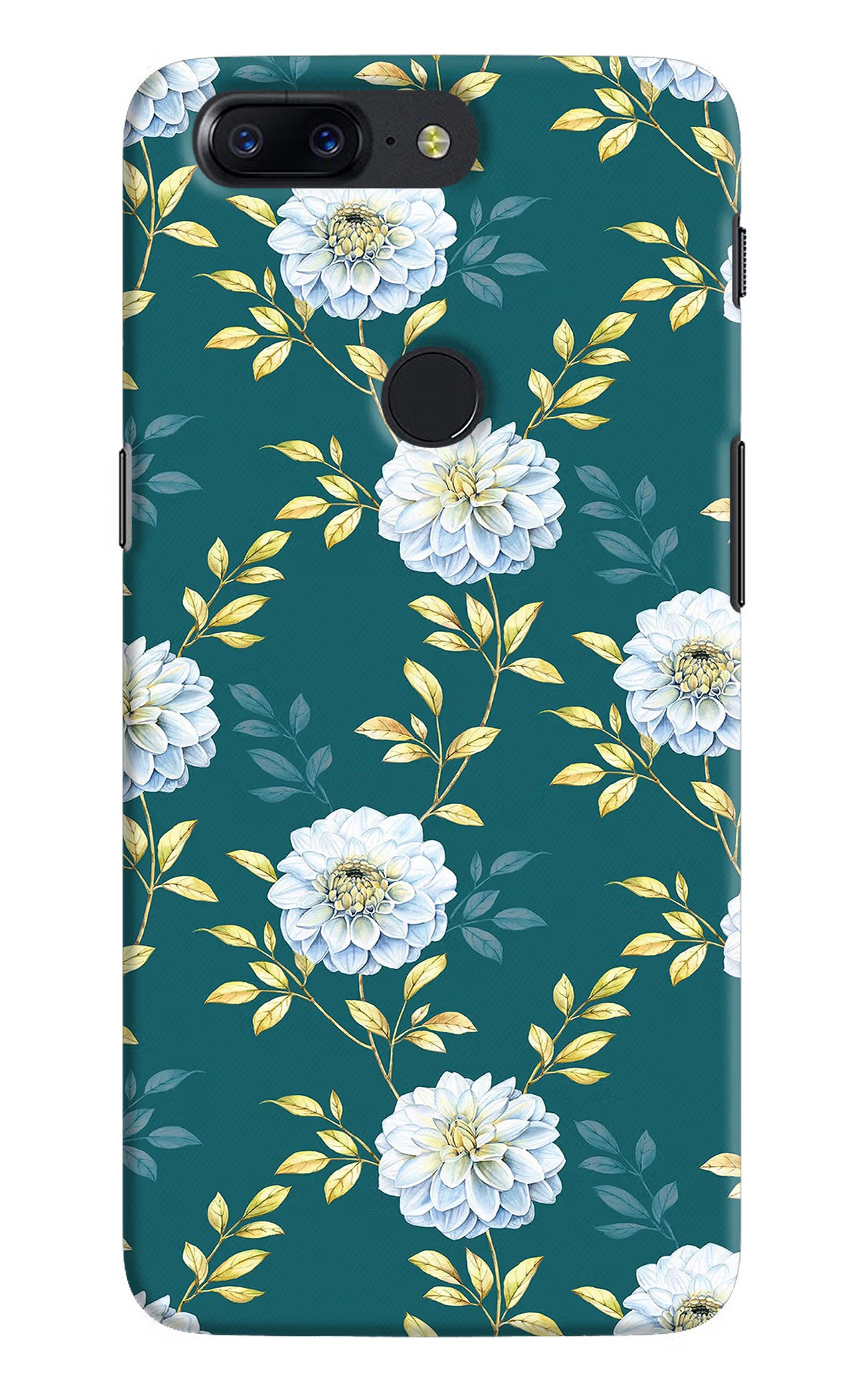 Flowers Oneplus 5T Back Cover - Flowers Oneplus 5T Hard Case Back Cover by Casekaro Flowers Oneplus 5T Hard Case Back Cover by Casekaro