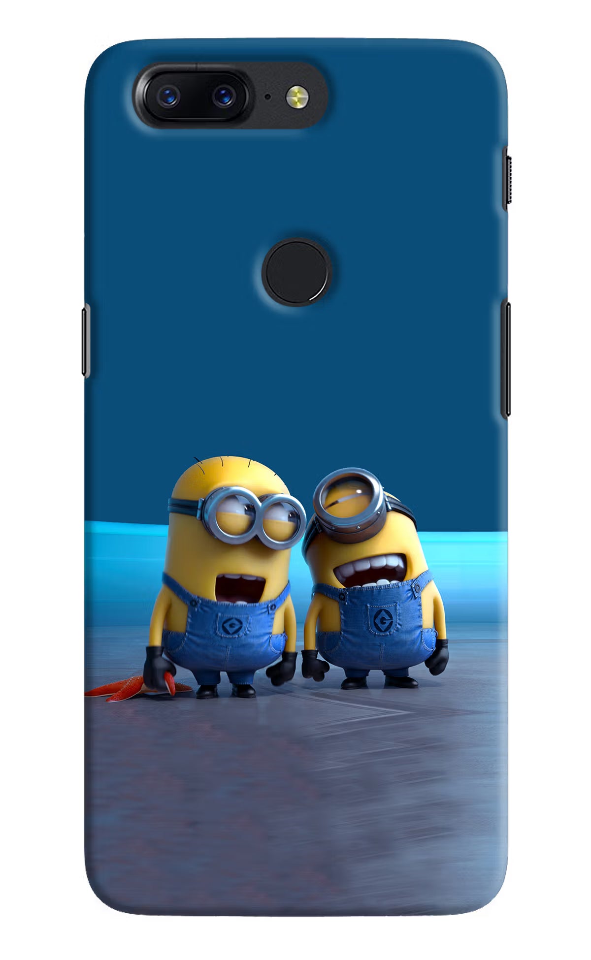 Minion Laughing Oneplus 5T Back Cover - Minion Laughing Oneplus 5T Hard Case Back Cover by Casekaro Minion Laughing Oneplus 5T Hard Case Back Cover by Casekaro