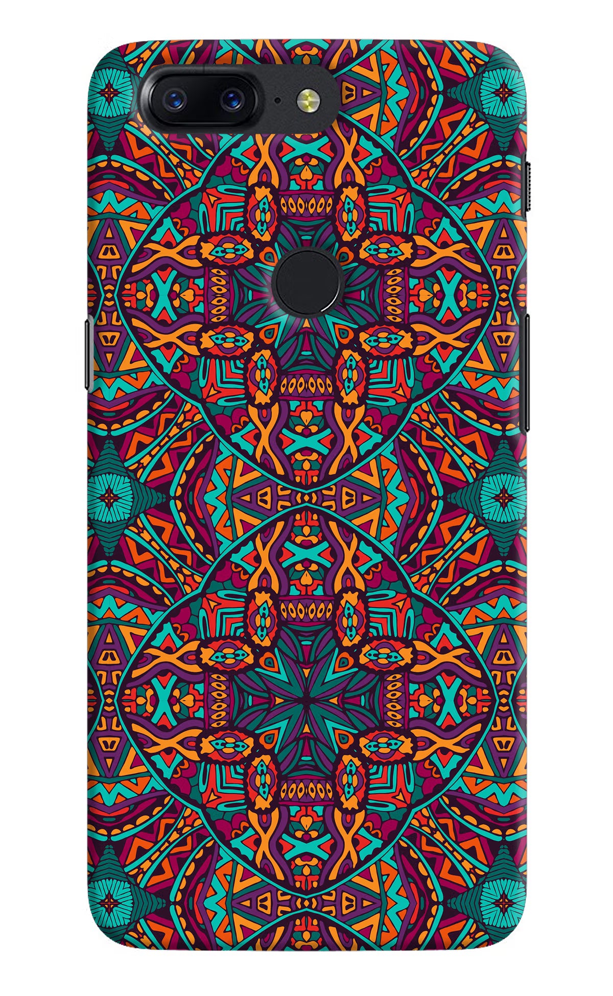 Colour Mandala Oneplus 5T Back Cover - Colour Mandala Oneplus 5T Hard Case Back Cover by Casekaro Colour Mandala Oneplus 5T Hard Case Back Cover by Casekaro