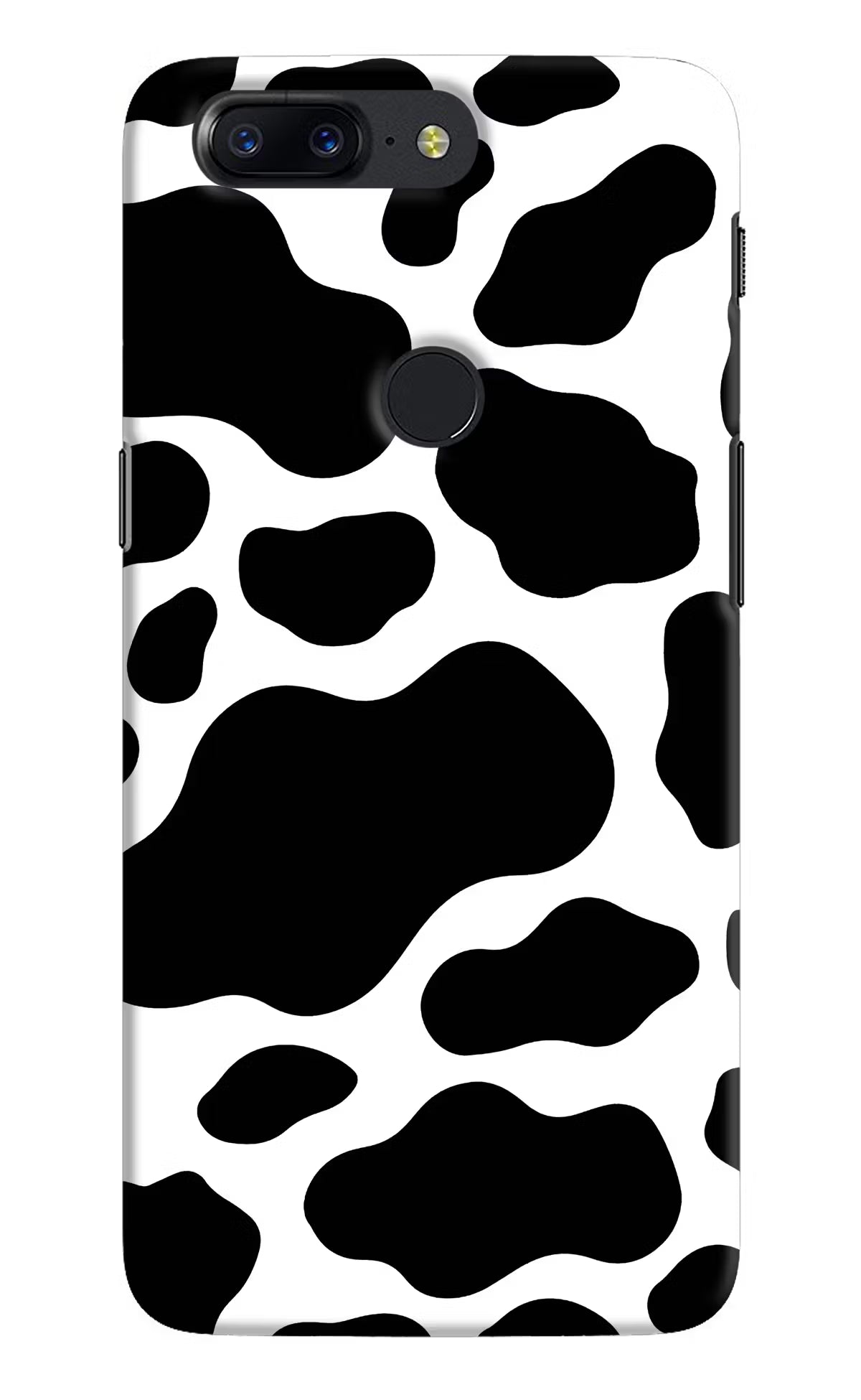 Cow Spots Oneplus 5T Back Cover - Cow Spots Oneplus 5T Hard Case Back Cover by Casekaro Cow Spots Oneplus 5T Hard Case Back Cover by Casekaro