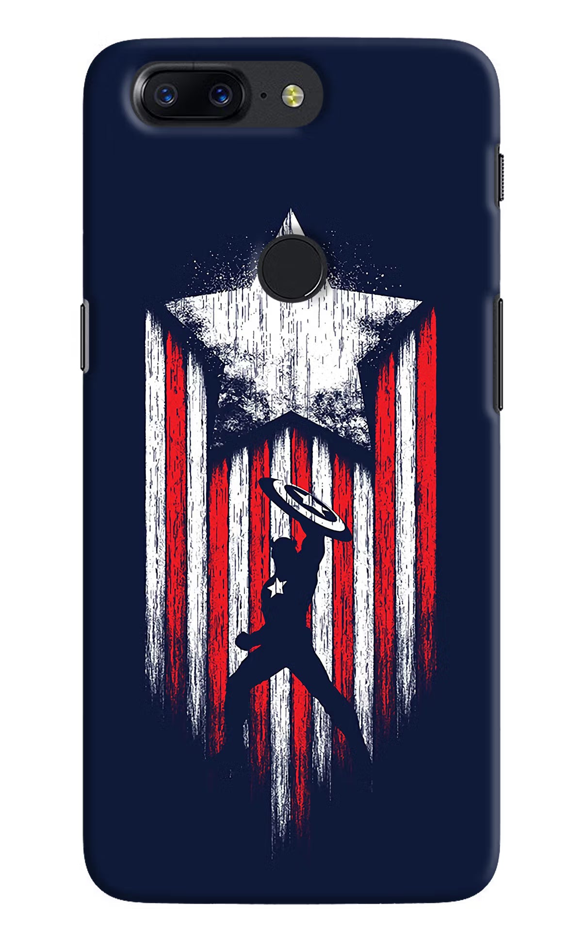 Captain America Marvel Art Oneplus 5T Back Cover - Captain America Marvel Art Oneplus 5T Hard Case Back Cover by Casekaro Captain America Marvel Art Oneplus 5T Hard Case Back Cover by Casekaro