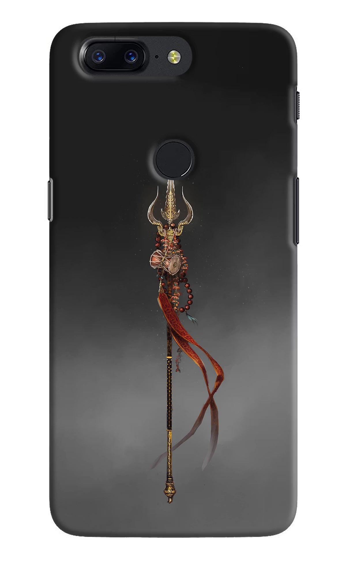 Shiv Trishul Oneplus 5T Back Cover - Shiv Trishul Oneplus 5T Hard Case Back Cover by Casekaro Shiv Trishul Oneplus 5T Hard Case Back Cover by Casekaro