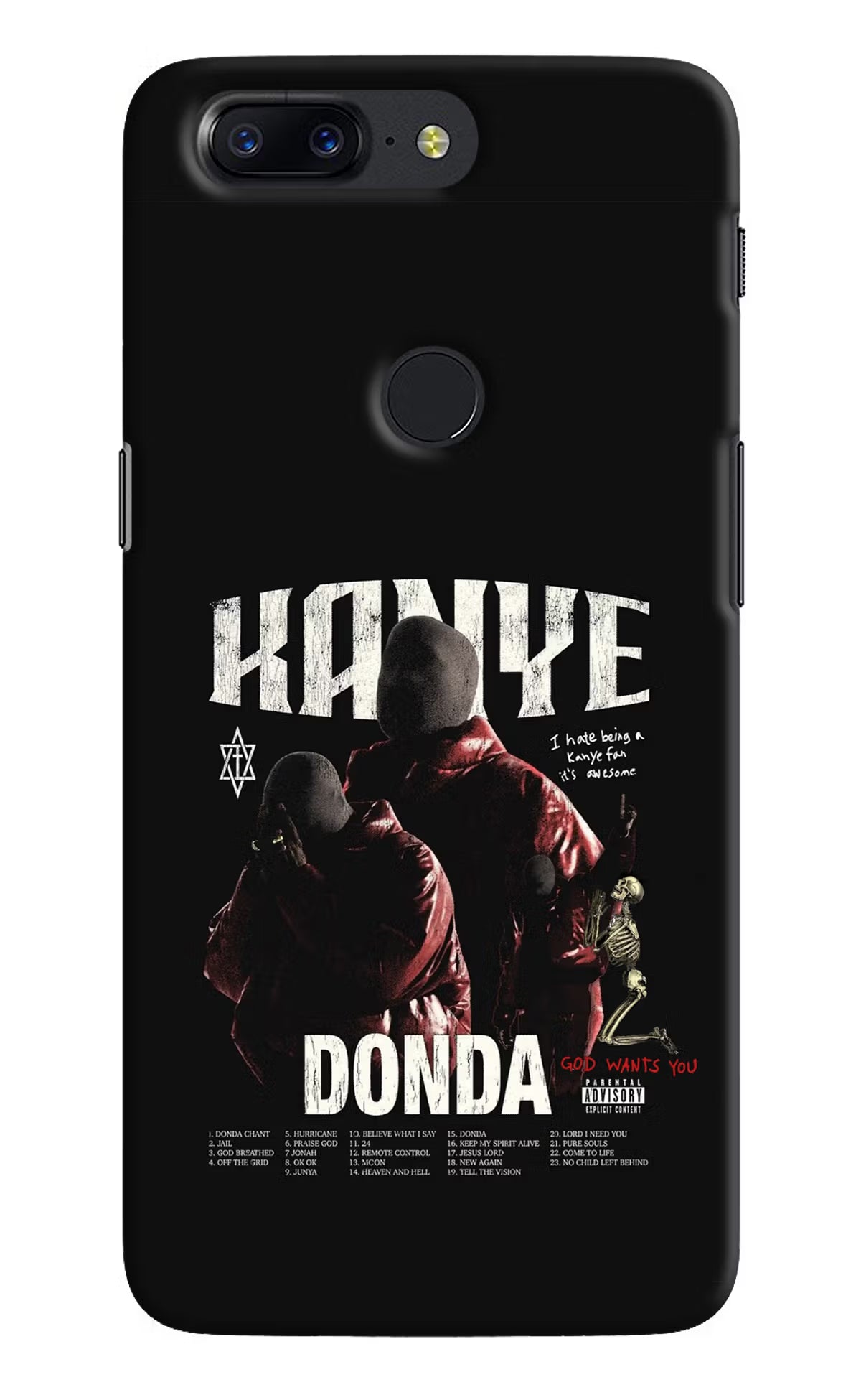 Donda Kanye West Oneplus 5T Back Cover - Donda Kanye West Oneplus 5T Hard Case Back Cover by Casekaro Donda Kanye West Oneplus 5T Hard Case Back Cover by Casekaro