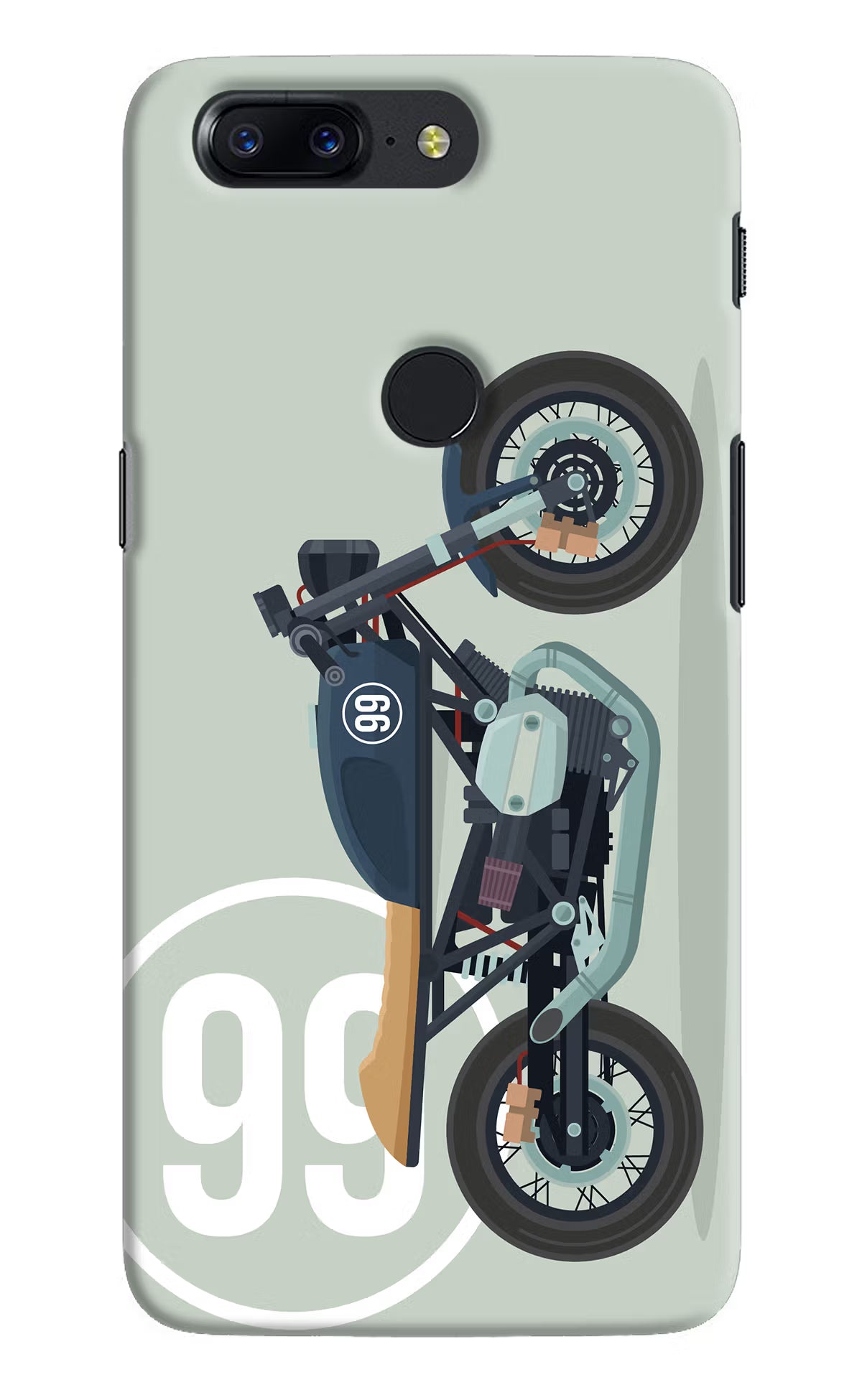 Classic Cafe Racer 99 Oneplus 5T Back Cover - Classic Cafe Racer 99 Oneplus 5T Hard Case Back Cover by Casekaro Classic Cafe Racer 99 Oneplus 5T Hard Case Back Cover by Casekaro