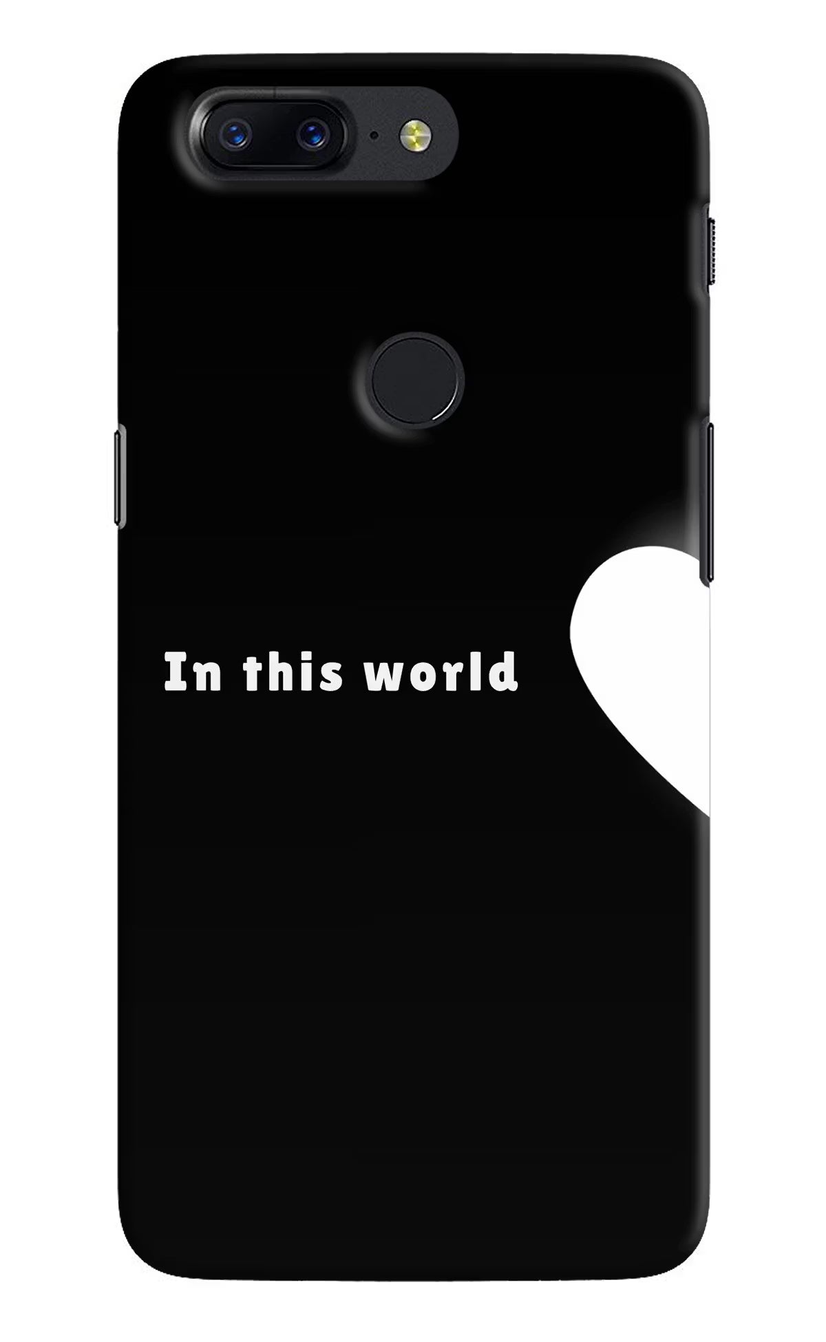 This World Oneplus 5T Back Cover - This World Oneplus 5T Back Cover This World Oneplus 5T Back Cover