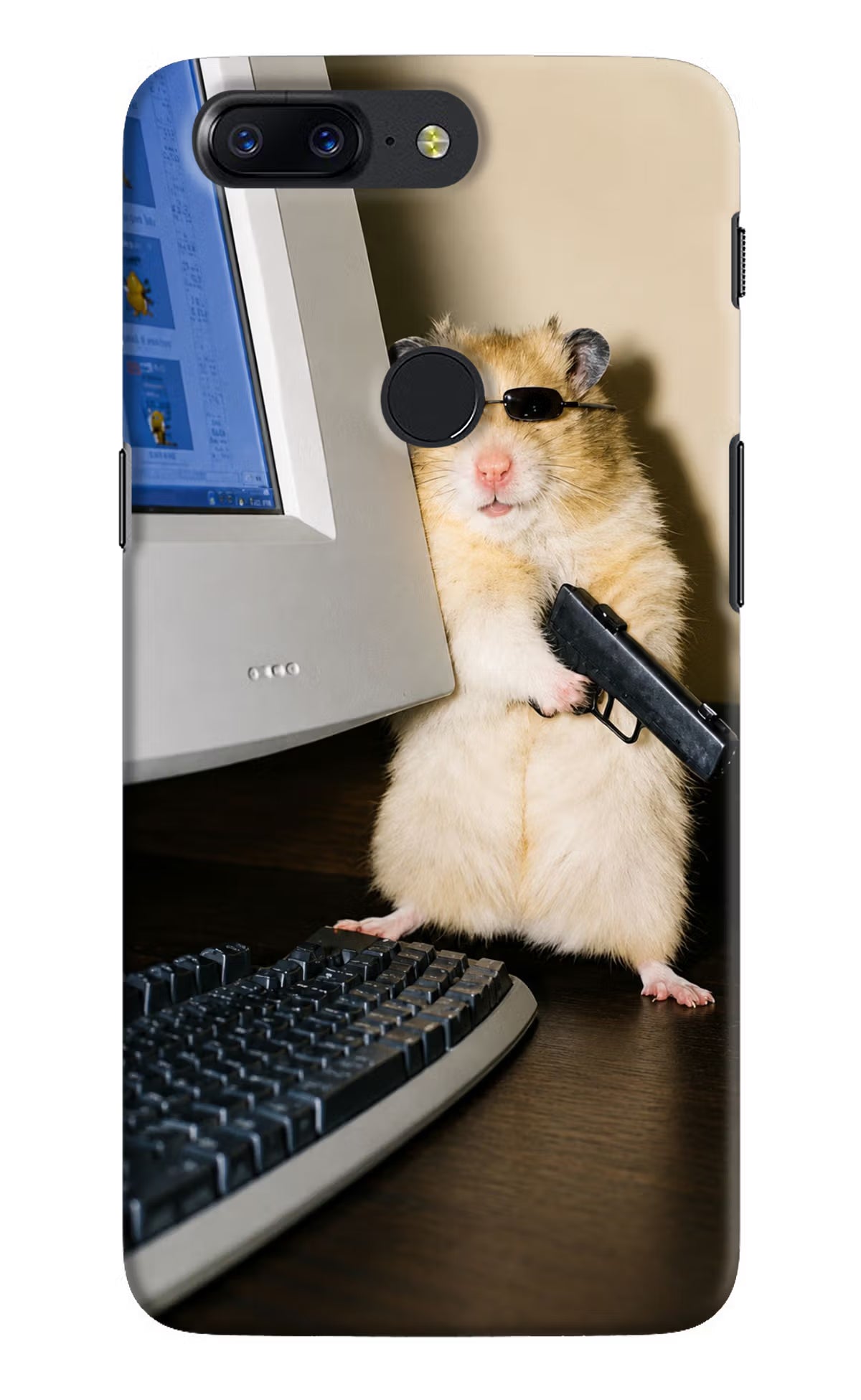 Hacker Hamster Oneplus 5T Back Cover - Hacker Hamster Oneplus 5T Back Cover Hacker Hamster Oneplus 5T Back Cover