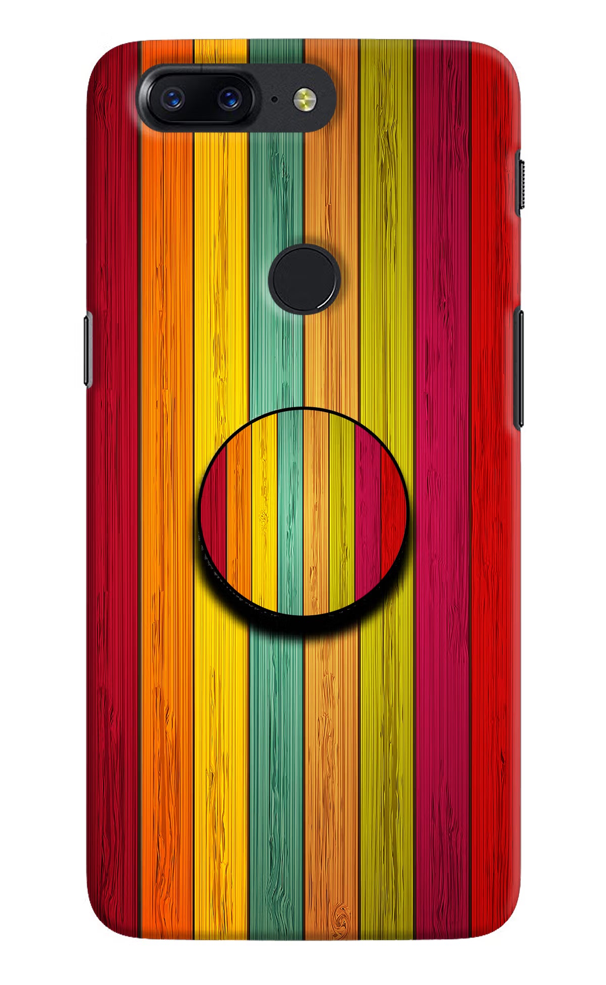 Multicolor Wooden Oneplus 5T Pop Case - Multicolor Wooden Oneplus 5T Pop Case by Casekaro Multicolor Wooden Oneplus 5T Pop Case by Casekaro