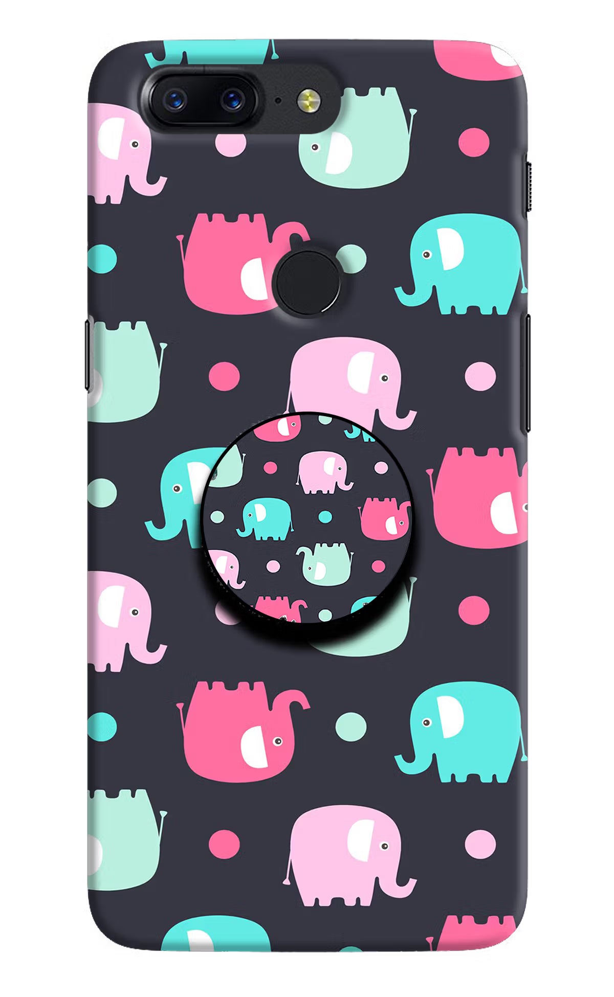 Baby Elephants Oneplus 5T Pop Case - Baby Elephants Oneplus 5T Pop Case by Casekaro Baby Elephants Oneplus 5T Pop Case by Casekaro