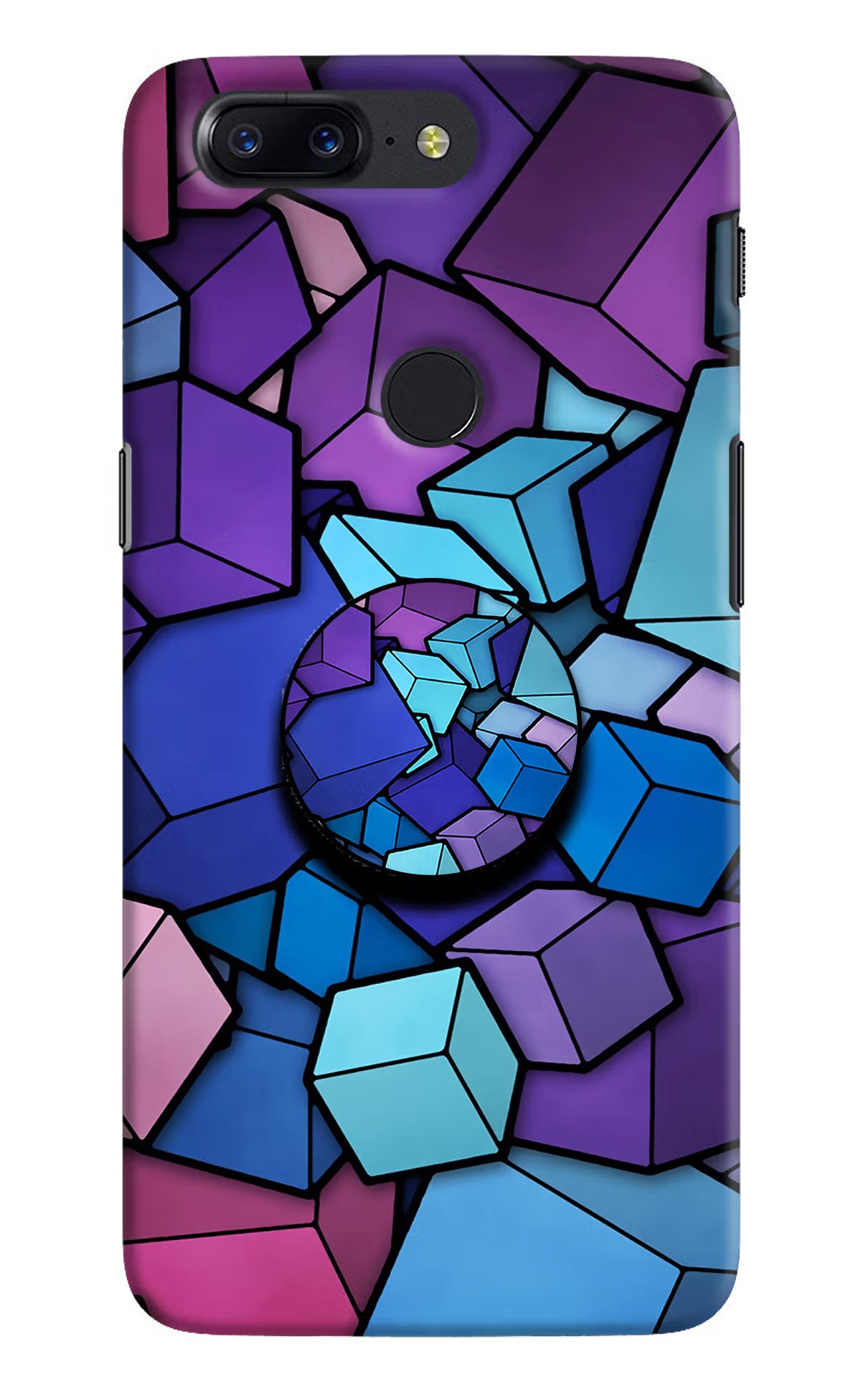 Cubic Abstract Oneplus 5T Pop Case - Cubic Abstract Oneplus 5T Pop Case by Casekaro Cubic Abstract Oneplus 5T Pop Case by Casekaro
