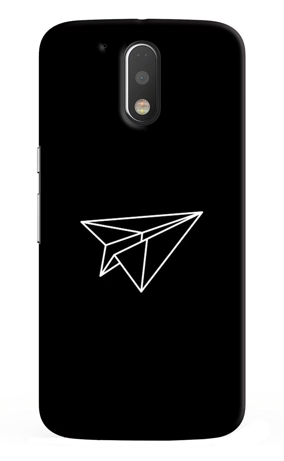 Paper Plane White Moto G4/G4 plus Back Cover - Paper Plane White Moto G4/G4 plus Hard Case Back Cover by Casekaro Paper Plane White Moto G4/G4 plus Hard Case Back Cover by Casekaro