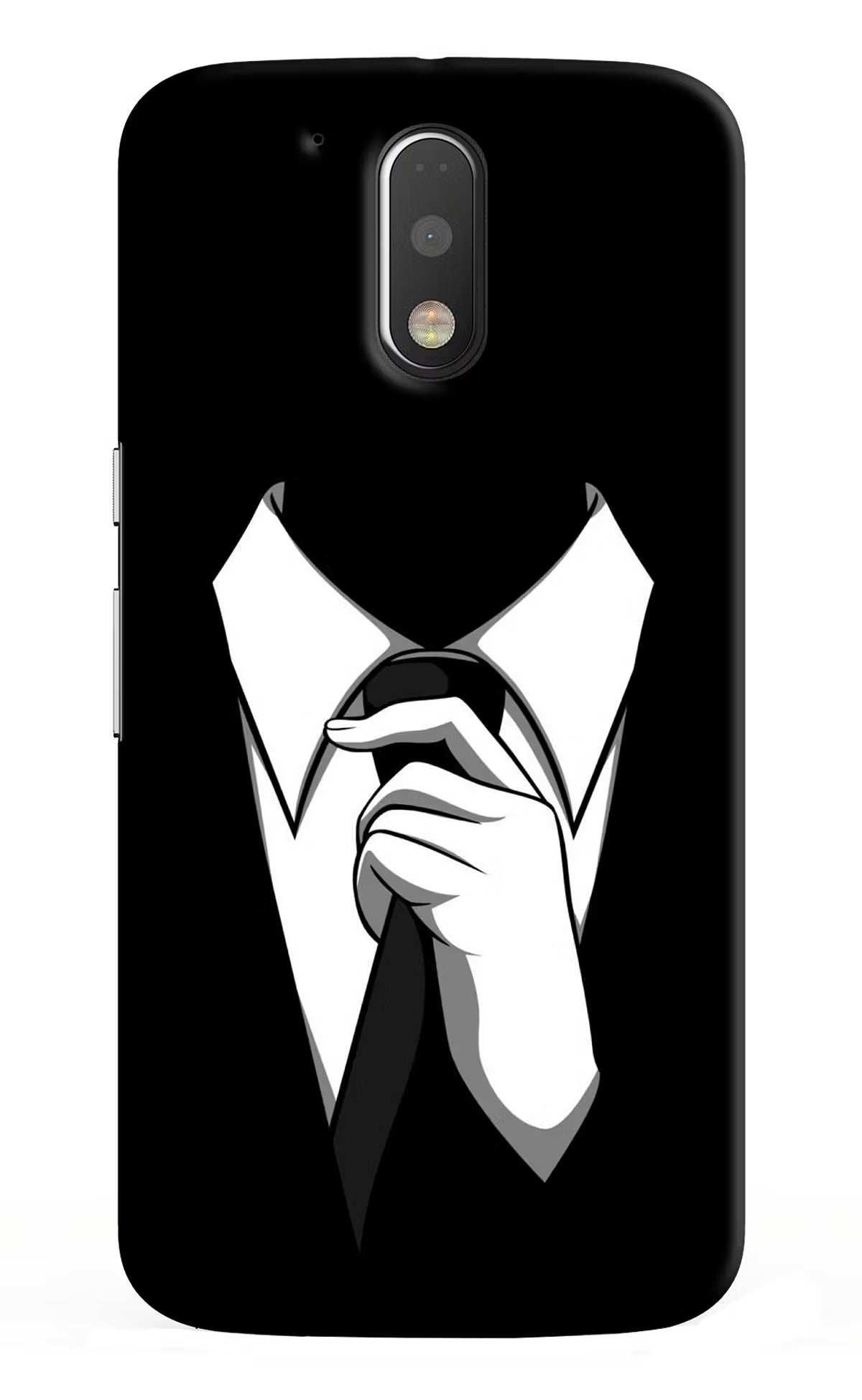 Black Tie Moto G4/G4 plus Back Cover - Black Tie Moto G4/G4 plus Hard Case Back Cover by Casekaro Black Tie Moto G4/G4 plus Hard Case Back Cover by Casekaro