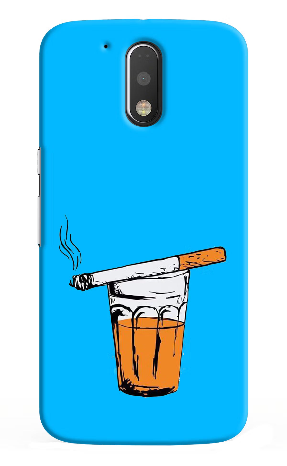 Chai Sutta Moto G4/G4 plus Back Cover - Chai Sutta Moto G4/G4 plus Hard Case Back Cover by Casekaro Chai Sutta Moto G4/G4 plus Hard Case Back Cover by Casekaro