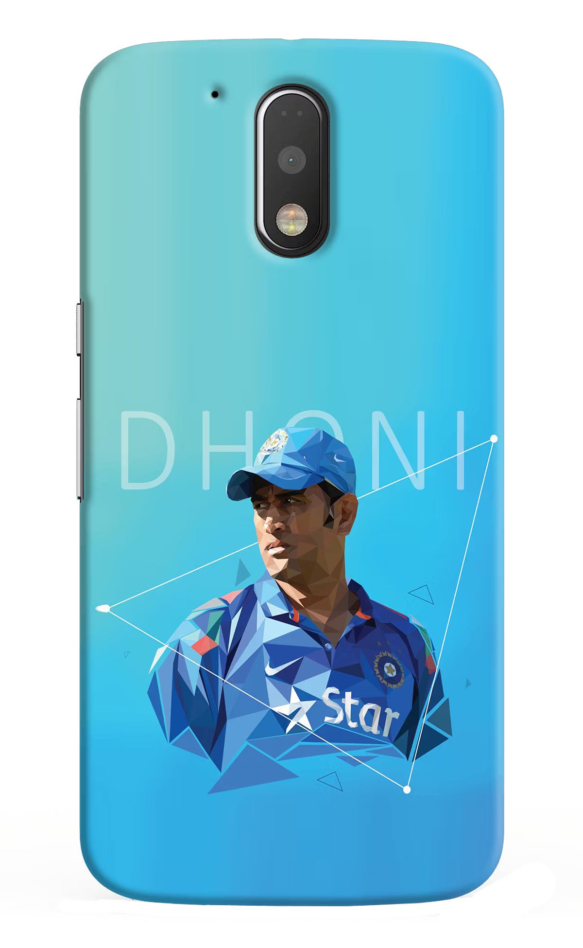 Dhoni Artwork Moto G4/G4 plus Back Cover - Dhoni Artwork Moto G4/G4 plus Hard Case Back Cover by Casekaro Dhoni Artwork Moto G4/G4 plus Hard Case Back Cover by Casekaro