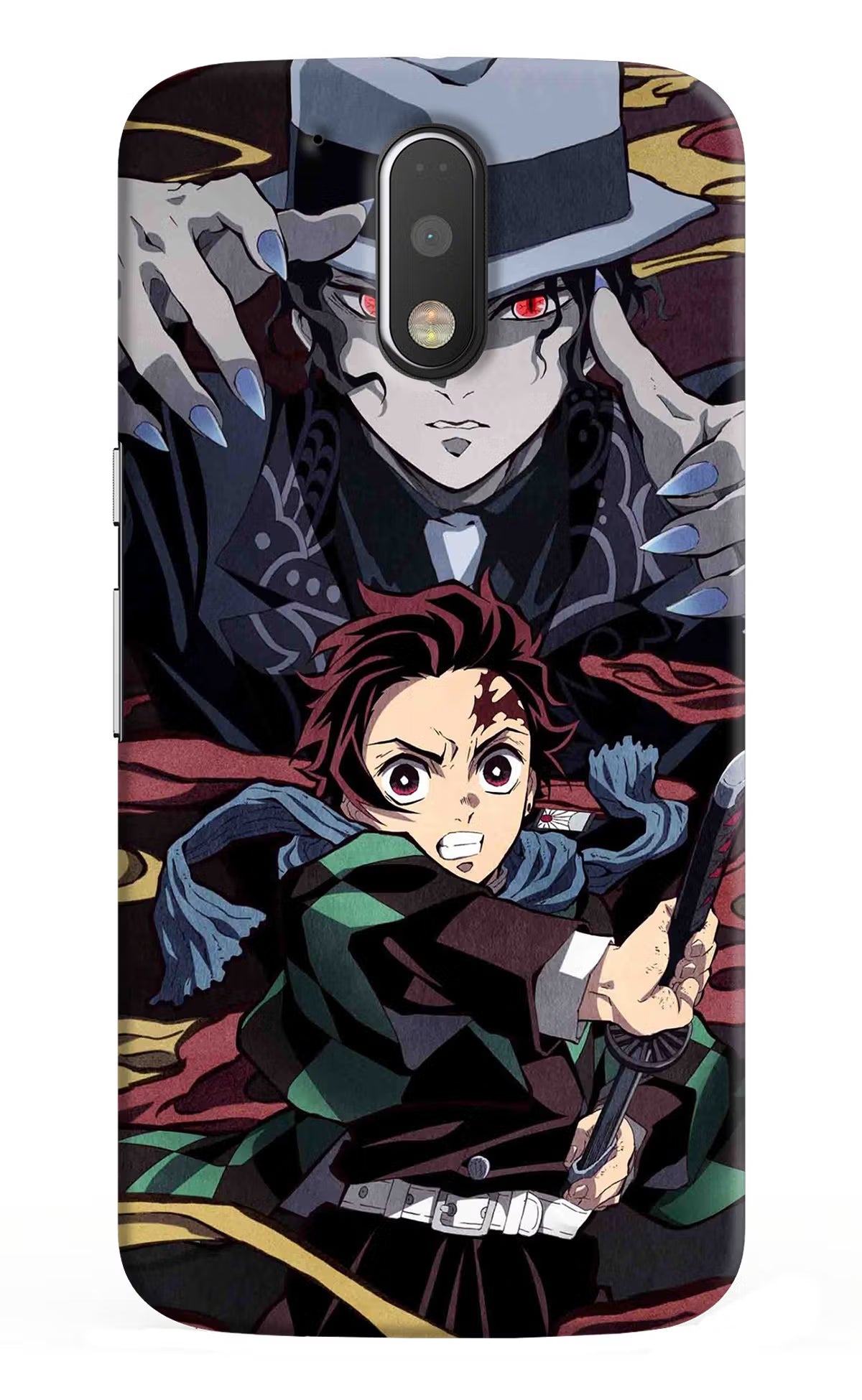 Demon Slayer Moto G4/G4 plus Back Cover - Demon Slayer Moto G4/G4 plus Hard Case Back Cover by Casekaro Demon Slayer Moto G4/G4 plus Hard Case Back Cover by Casekaro