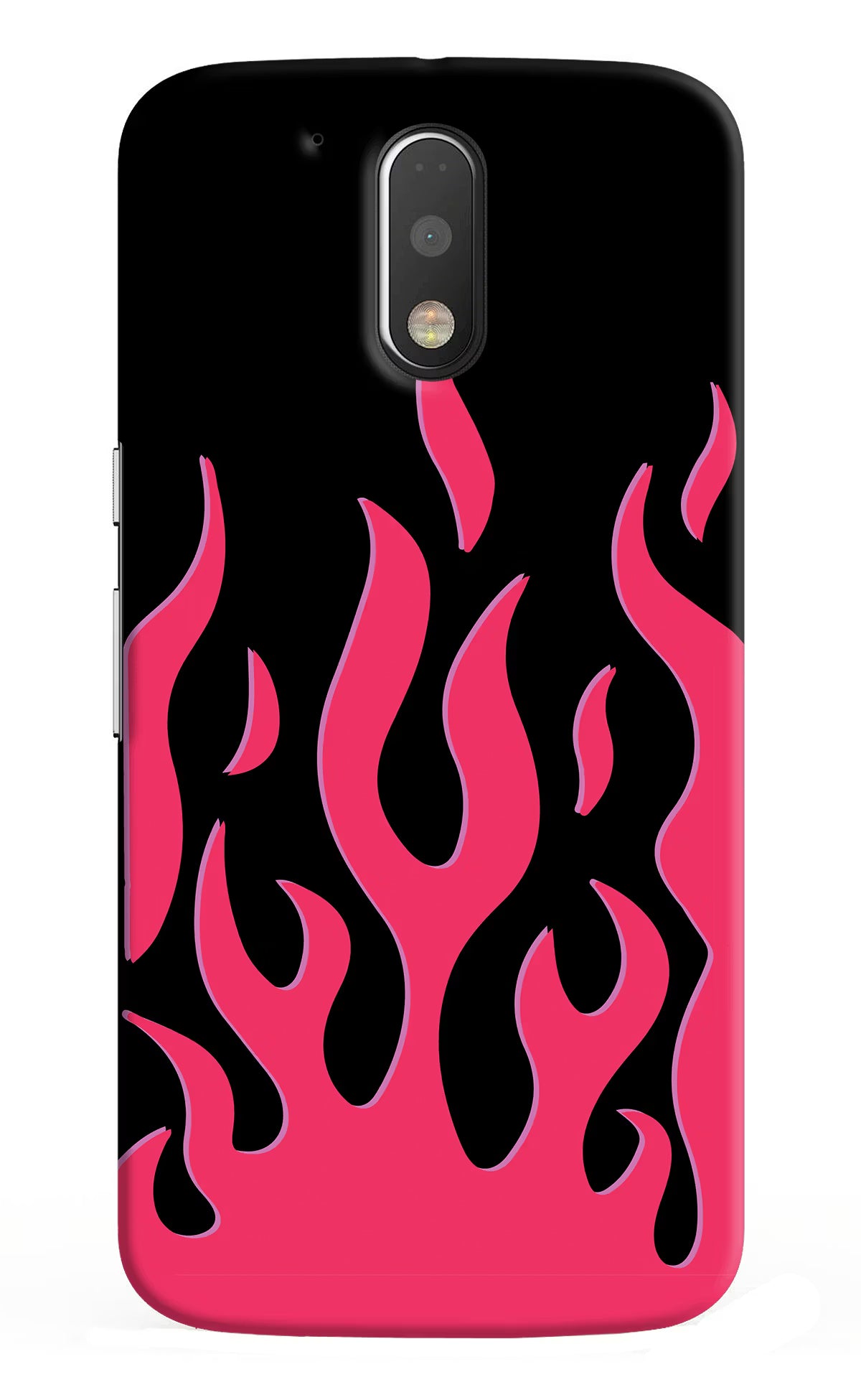 Fire Flames Moto G4/G4 plus Back Cover - Fire Flames Moto G4/G4 plus Hard Case Back Cover by Casekaro Fire Flames Moto G4/G4 plus Hard Case Back Cover by Casekaro