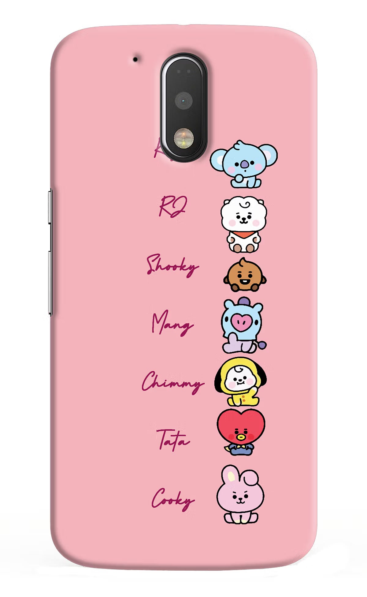 BTS names Moto G4/G4 plus Back Cover - BTS names Moto G4/G4 plus Hard Case Back Cover by Casekaro BTS names Moto G4/G4 plus Hard Case Back Cover by Casekaro