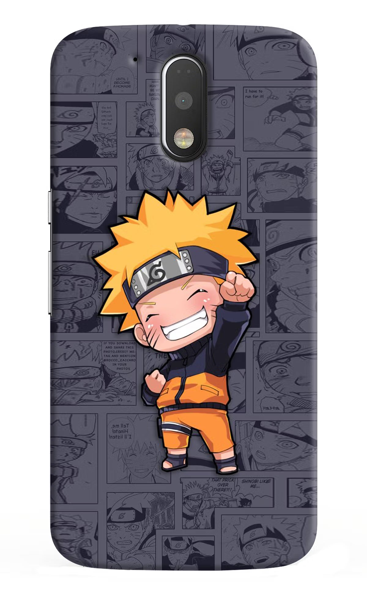 Chota Naruto Moto G4/G4 plus Back Cover - Chota Naruto Moto G4/G4 plus Hard Case Back Cover by Casekaro Chota Naruto Moto G4/G4 plus Hard Case Back Cover by Casekaro