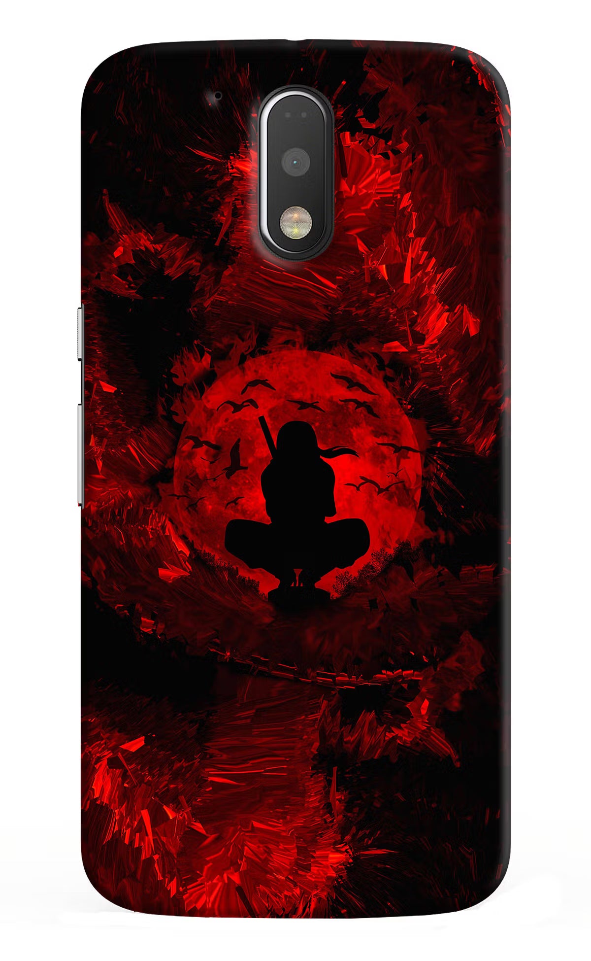 Itachi Uchiha Moto G4/G4 plus Back Cover - Itachi Uchiha Moto G4/G4 plus Hard Case Back Cover by Casekaro Itachi Uchiha Moto G4/G4 plus Hard Case Back Cover by Casekaro