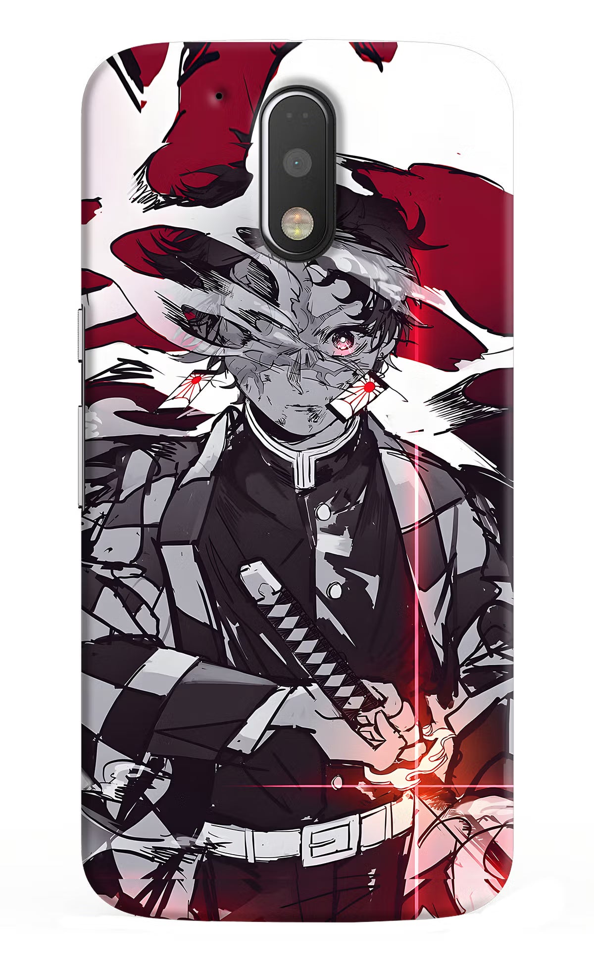 Demon Slayer Moto G4/G4 plus Back Cover - Demon Slayer Moto G4/G4 plus Hard Case Back Cover by Casekaro Demon Slayer Moto G4/G4 plus Hard Case Back Cover by Casekaro