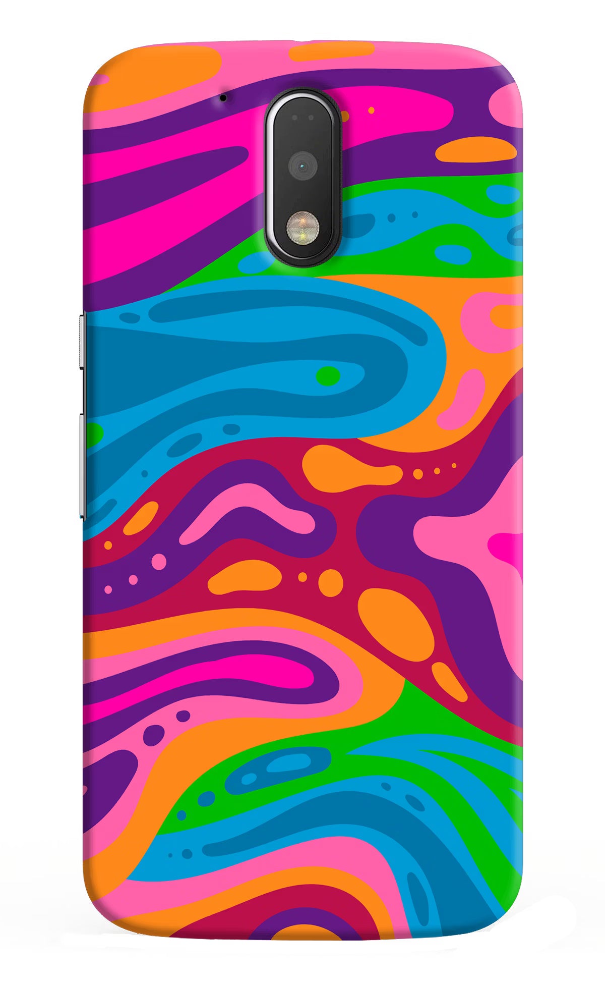 Trippy Pattern Moto G4/G4 plus Back Cover - Trippy Pattern Moto G4/G4 plus Hard Case Back Cover by Casekaro Trippy Pattern Moto G4/G4 plus Hard Case Back Cover by Casekaro