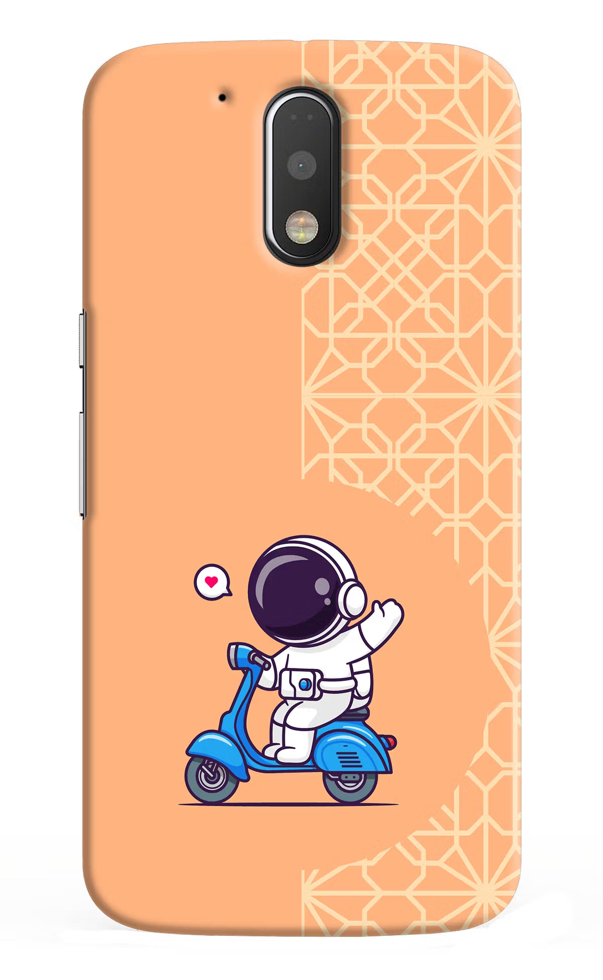 Cute Astronaut Riding Moto G4/G4 plus Back Cover - Cute Astronaut Riding Moto G4/G4 plus Hard Case Back Cover by Casekaro Cute Astronaut Riding Moto G4/G4 plus Hard Case Back Cover by Casekaro