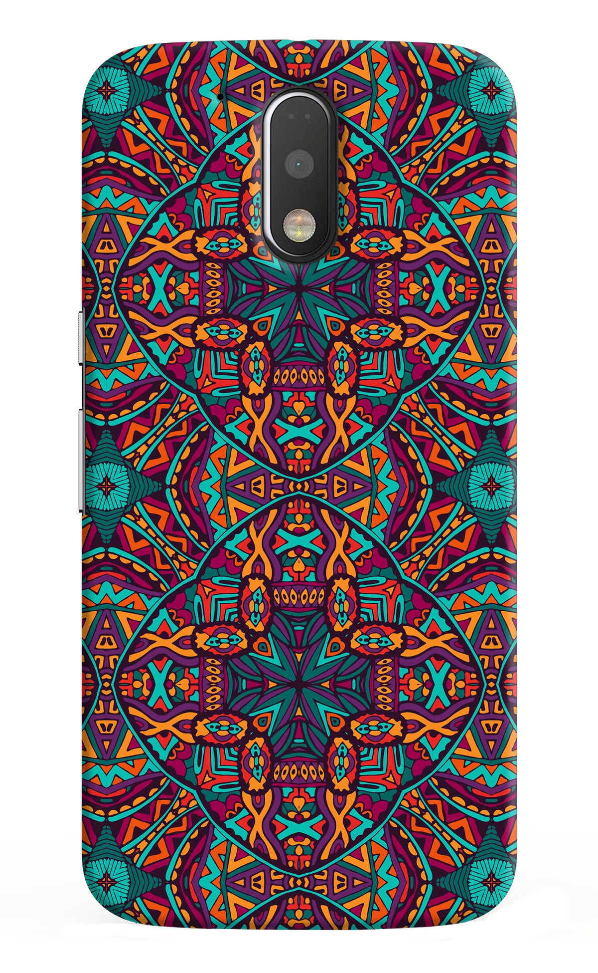 Colour Mandala Moto G4/G4 plus Back Cover - Colour Mandala Moto G4/G4 plus Hard Case Back Cover by Casekaro Colour Mandala Moto G4/G4 plus Hard Case Back Cover by Casekaro