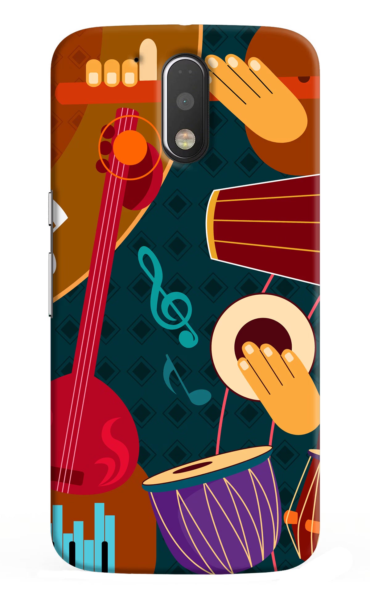Music Instrument Moto G4/G4 plus Back Cover - Music Instrument Moto G4/G4 plus Hard Case Back Cover by Casekaro Music Instrument Moto G4/G4 plus Hard Case Back Cover by Casekaro