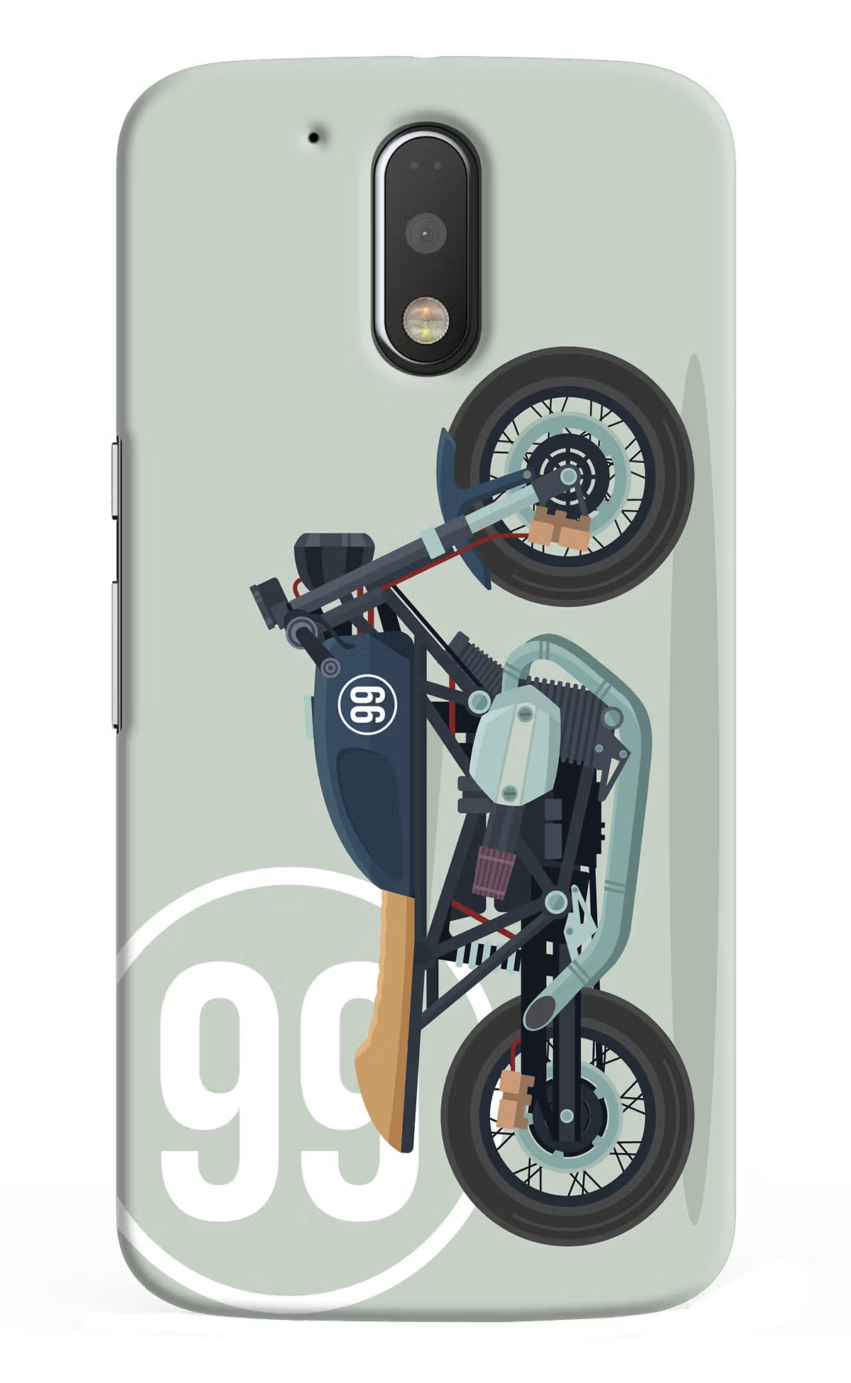 Classic Cafe Racer 99 Moto G4/G4 plus Back Cover - Classic Cafe Racer 99 Moto G4/G4 plus Hard Case Back Cover by Casekaro Classic Cafe Racer 99 Moto G4/G4 plus Hard Case Back Cover by Casekaro