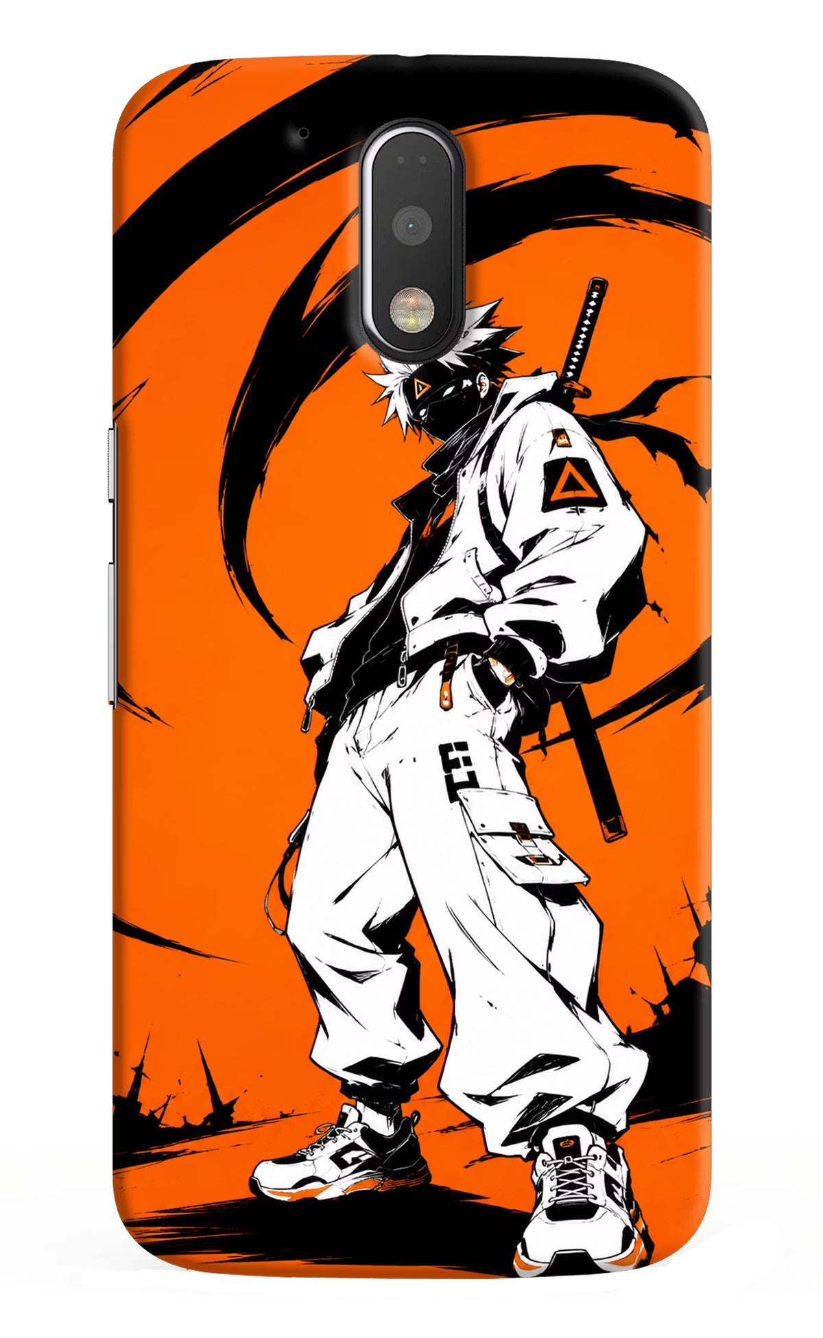 Street Samurai Moto G4/G4 plus Back Cover - Street Samurai Moto G4/G4 plus Hard Case Back Cover by Casekaro Street Samurai Moto G4/G4 plus Hard Case Back Cover by Casekaro