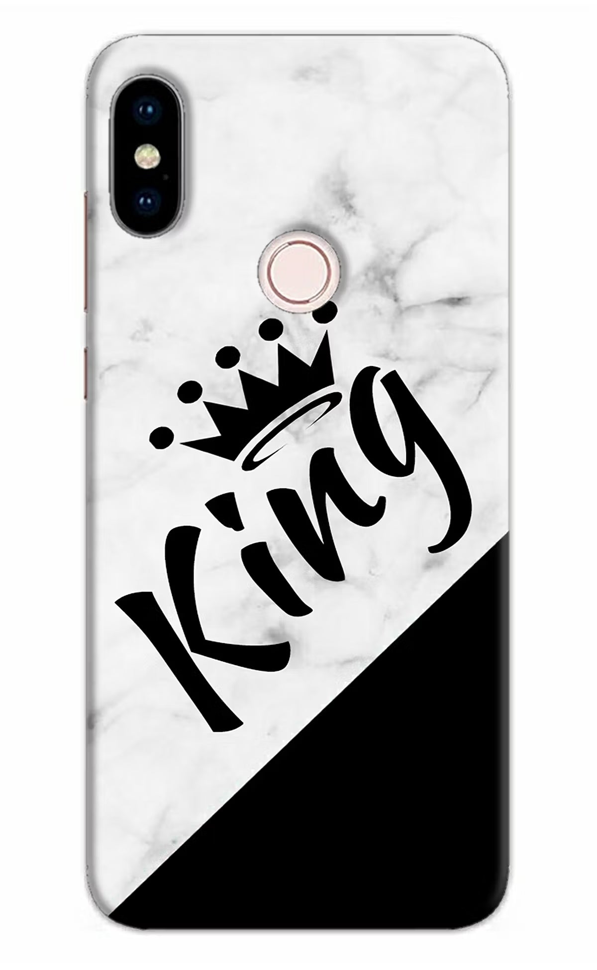 King Redmi Note 5 Pro Back Cover - King Redmi Note 5 Pro Hard Case Back Cover by Casekaro King Redmi Note 5 Pro Hard Case Back Cover by Casekaro
